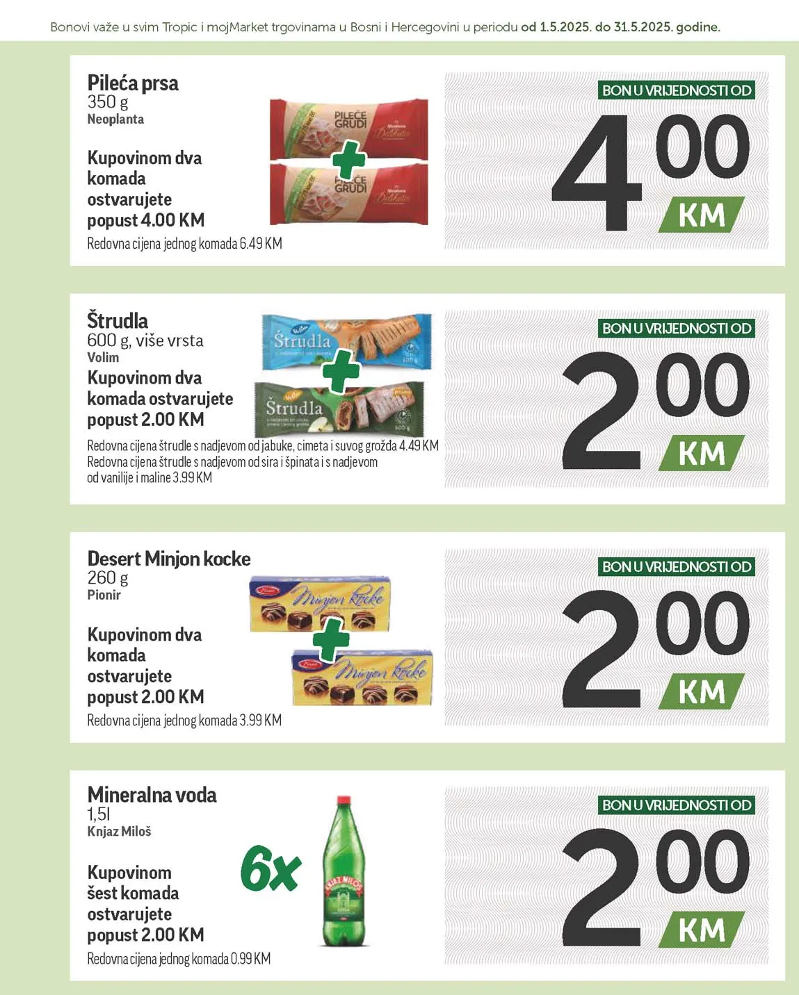 katalog bonbonjera Tropic i Moj market snizenja
