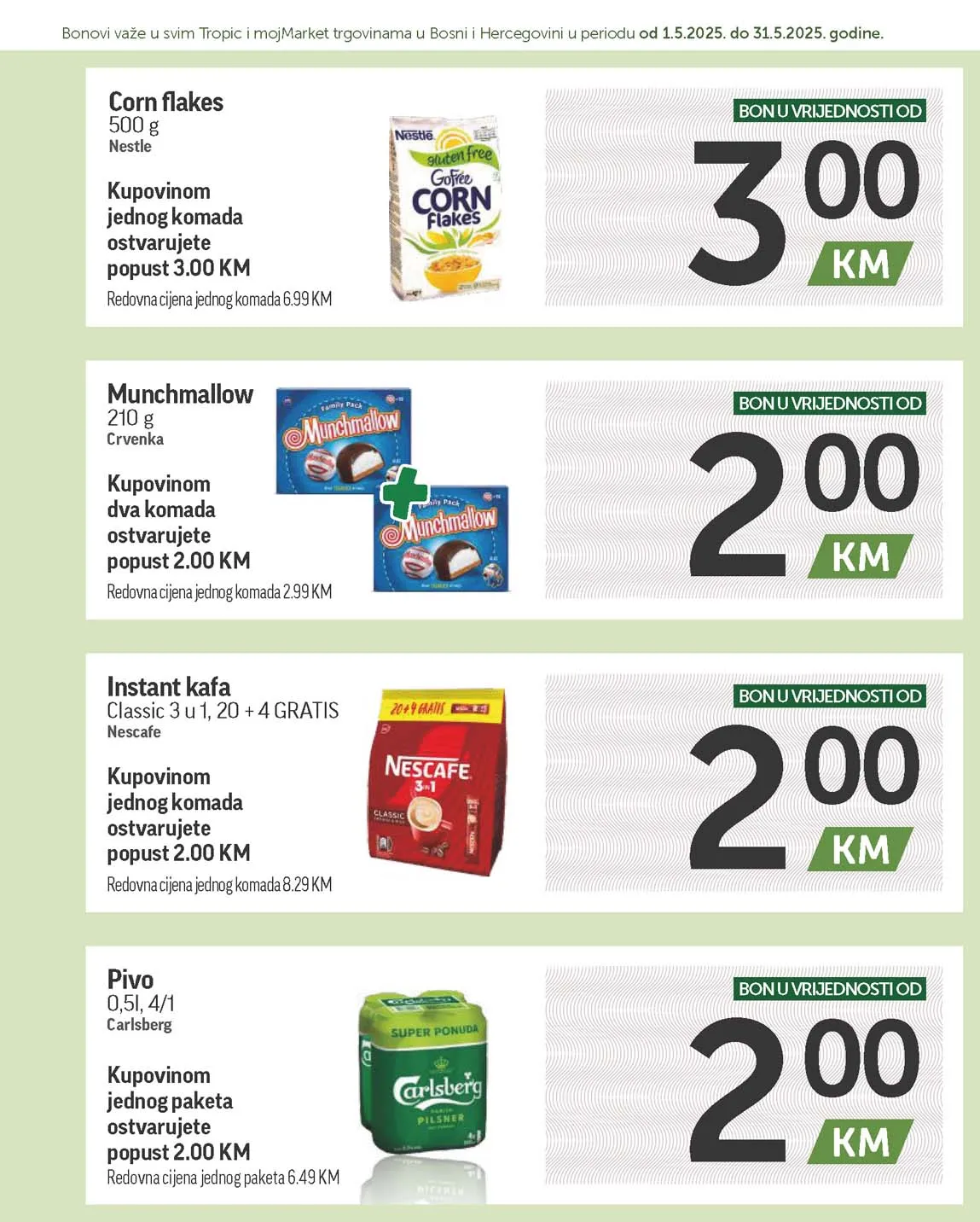 katalog bonbonjera Tropic i Moj market snizenja