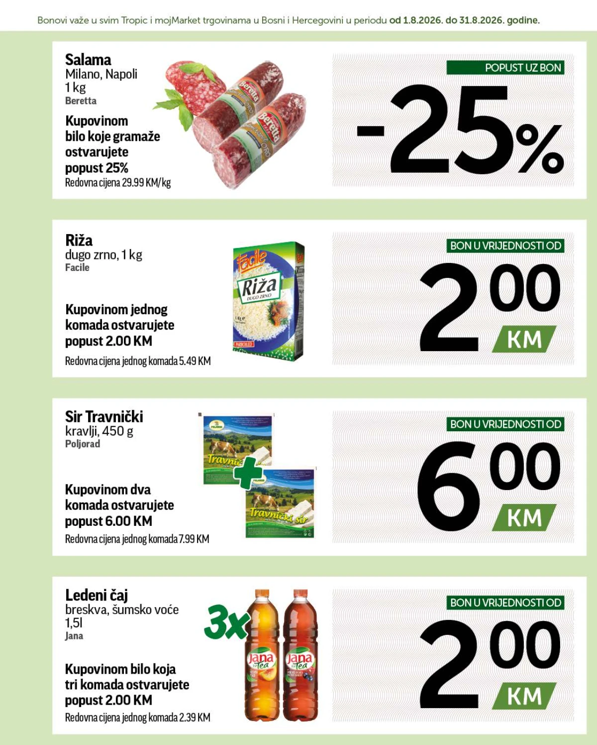 Tropic i Moj Market Super Bonbonjera – bonovi za kućne potrepštine i higijenu