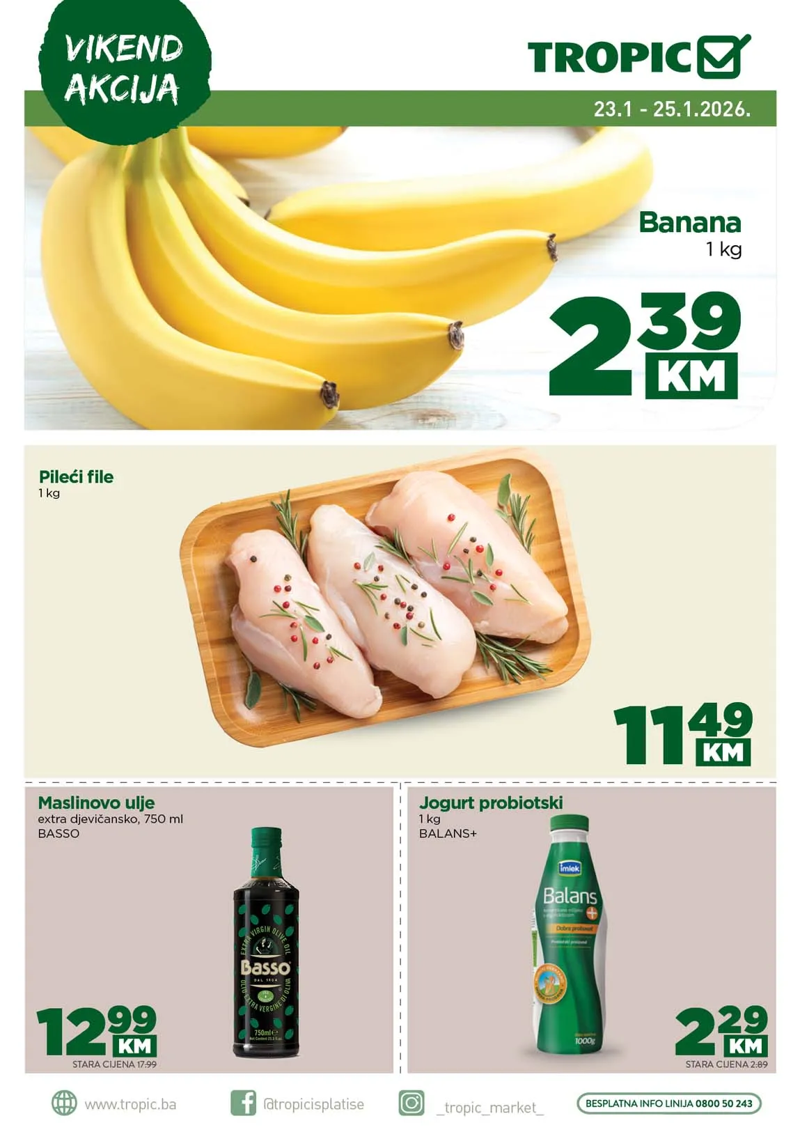 Tropic vikend akcija do 28. decembra 2025