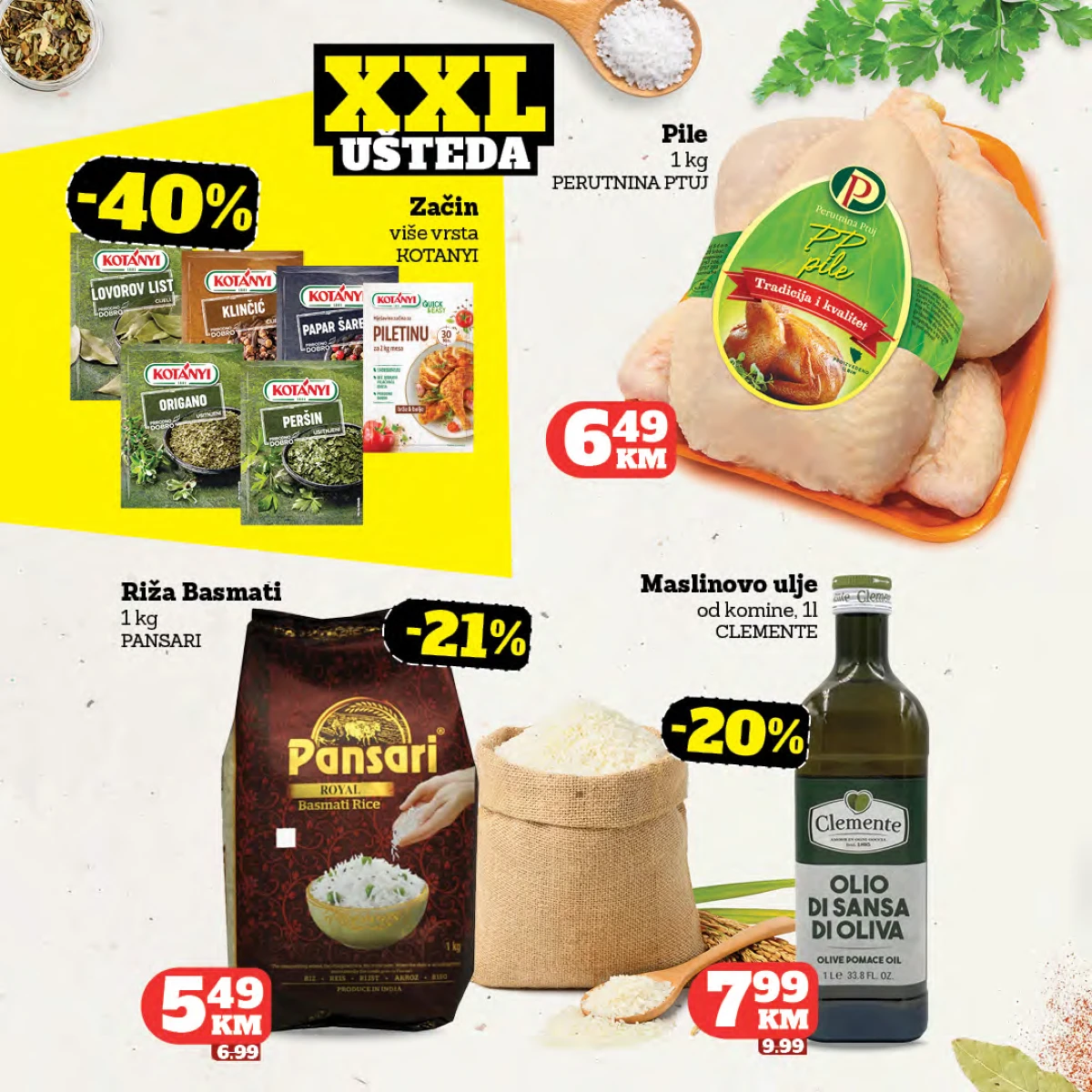 Tropic XXL ušteda katalog – pile, riža basmati i maslinovo ulje na akciji | strana 02
