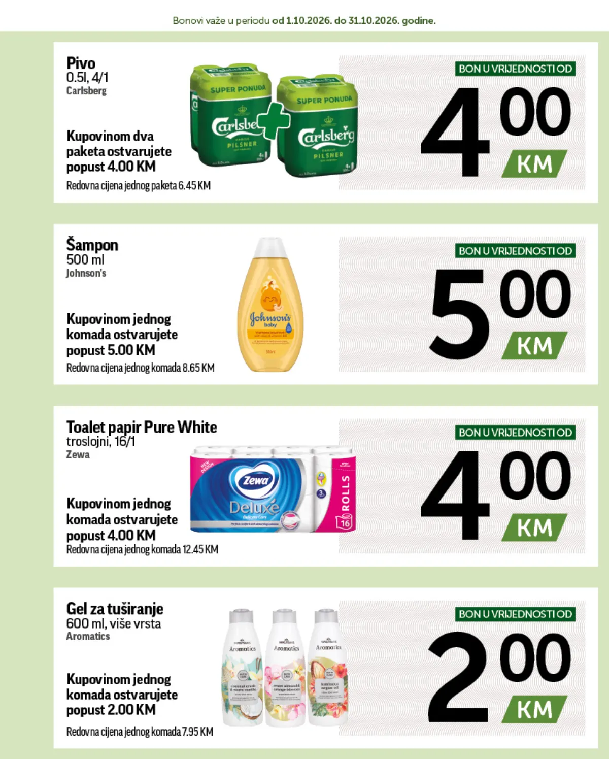 Crvena jabuka Super BONbonjera – pivo, šampon, toalet papir i gel za tuširanje