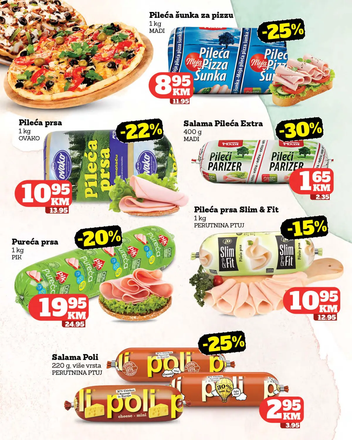 Crvena Jabuka katalog strana 4 – pileća i pureća prsa, šunka i salama