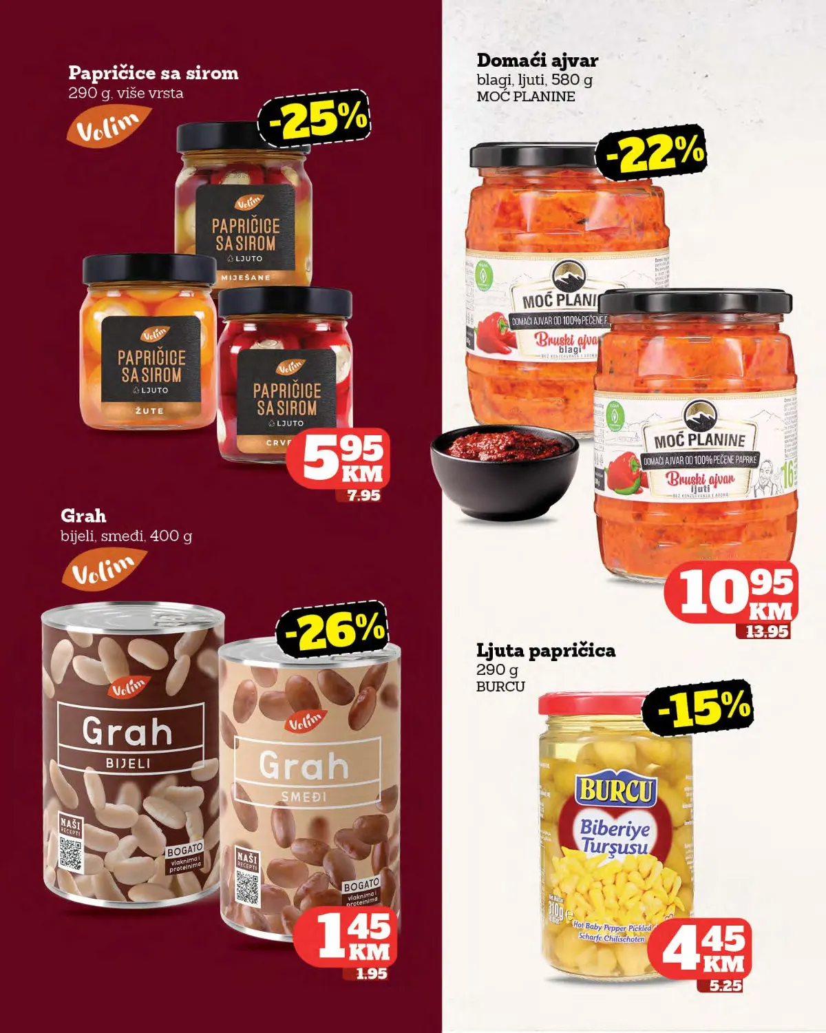 Crvena Jabuka katalog strana 14 – ajvar, grah i papričice
