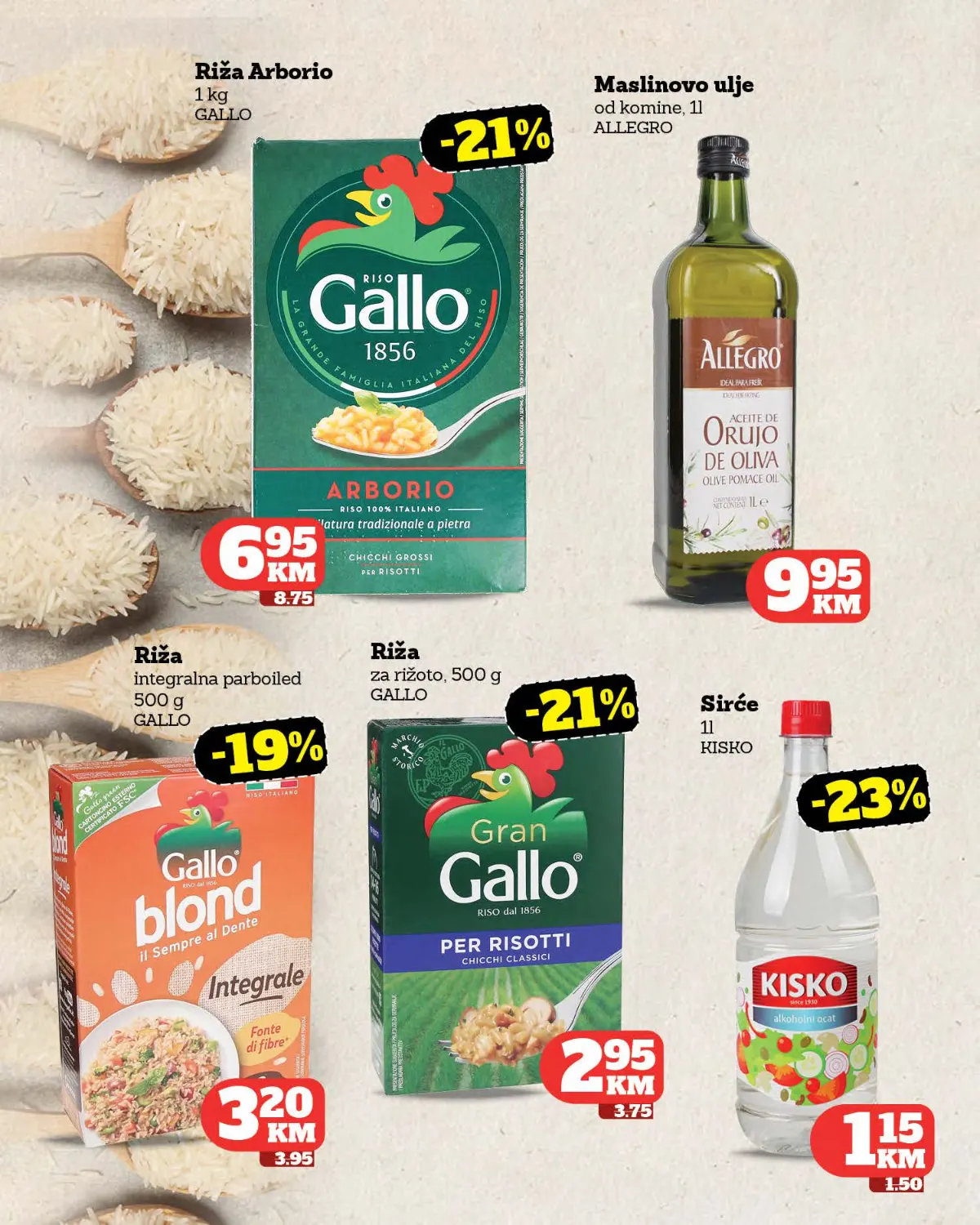 Crvena Jabuka katalog strana 16 – riža, maslinovo ulje i sirće