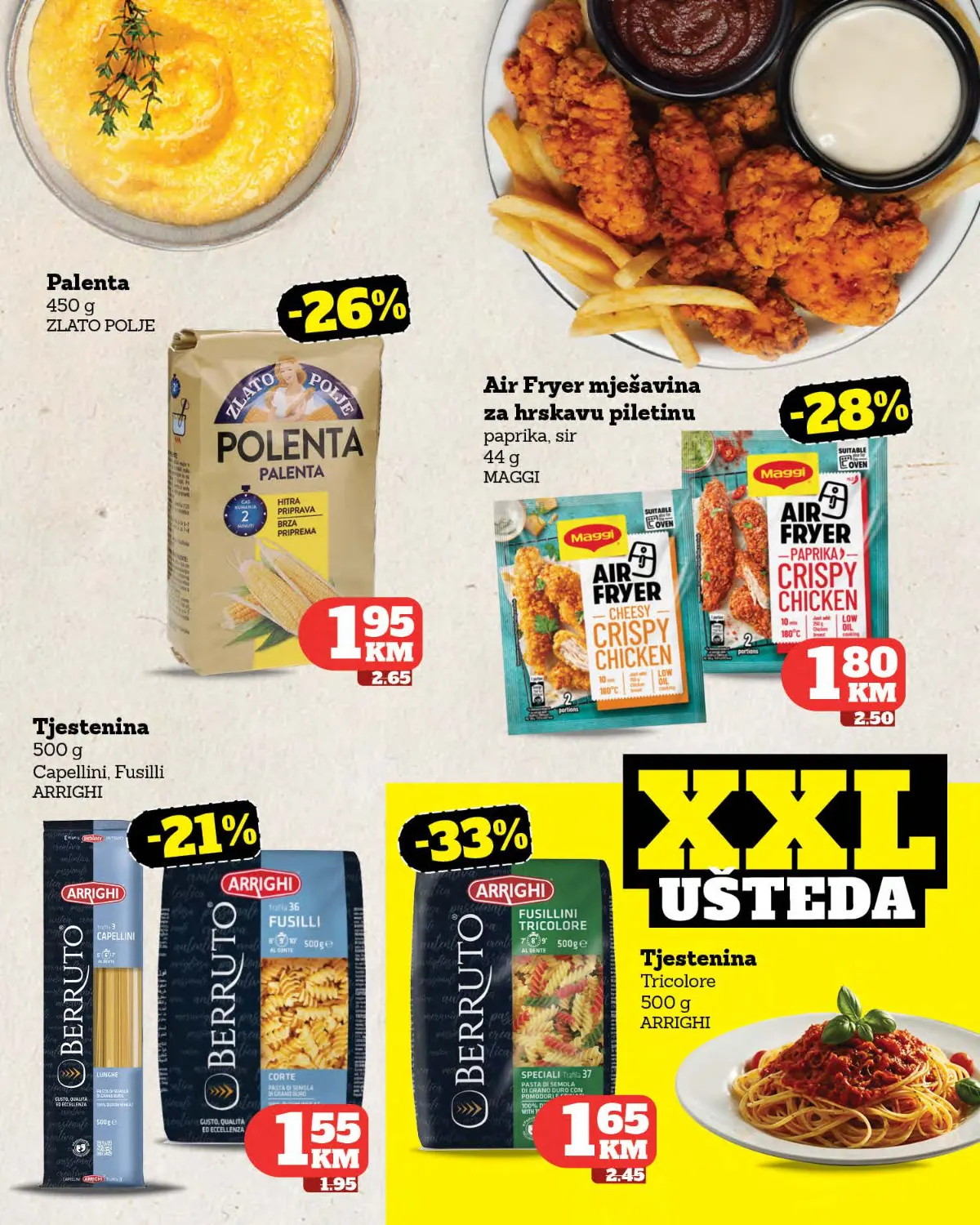 Crvena Jabuka katalog strana 17 – palenta, tjestenina i Air Fryer mješavina