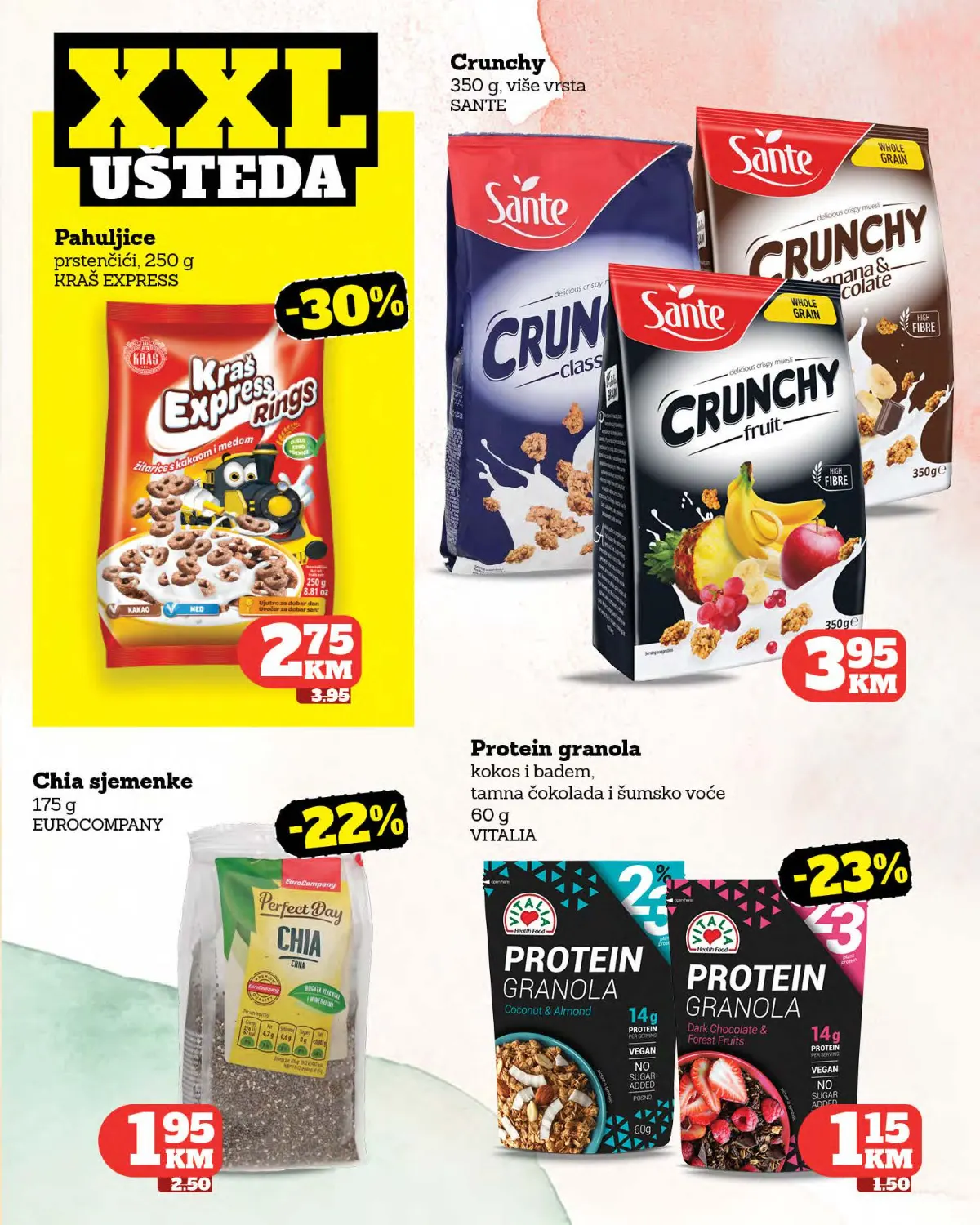 Crvena Jabuka katalog strana 19 – pahuljice, granola i chia sjemenke