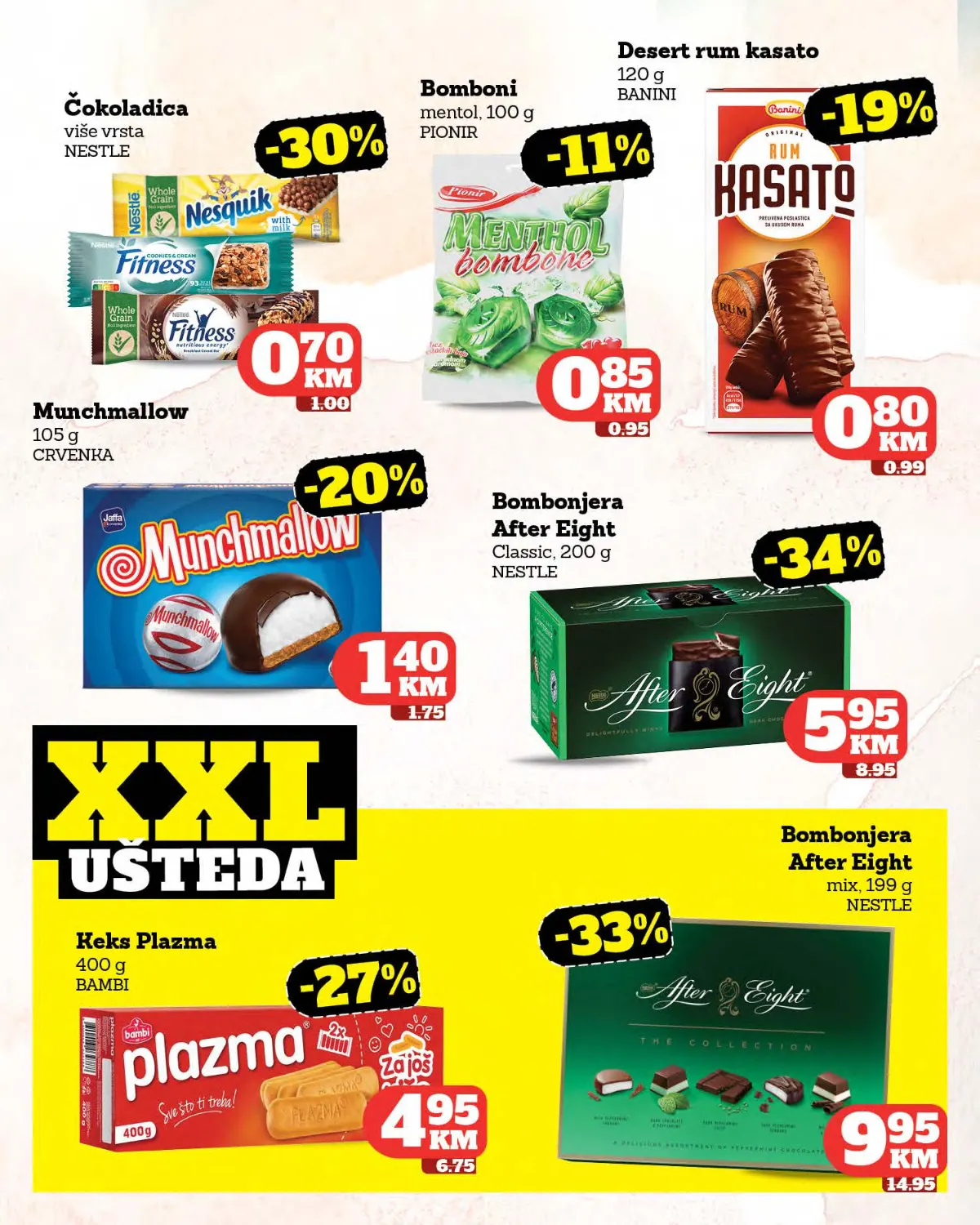 Crvena Jabuka katalog strana 24 – After Eight, Plazma i slatkiši