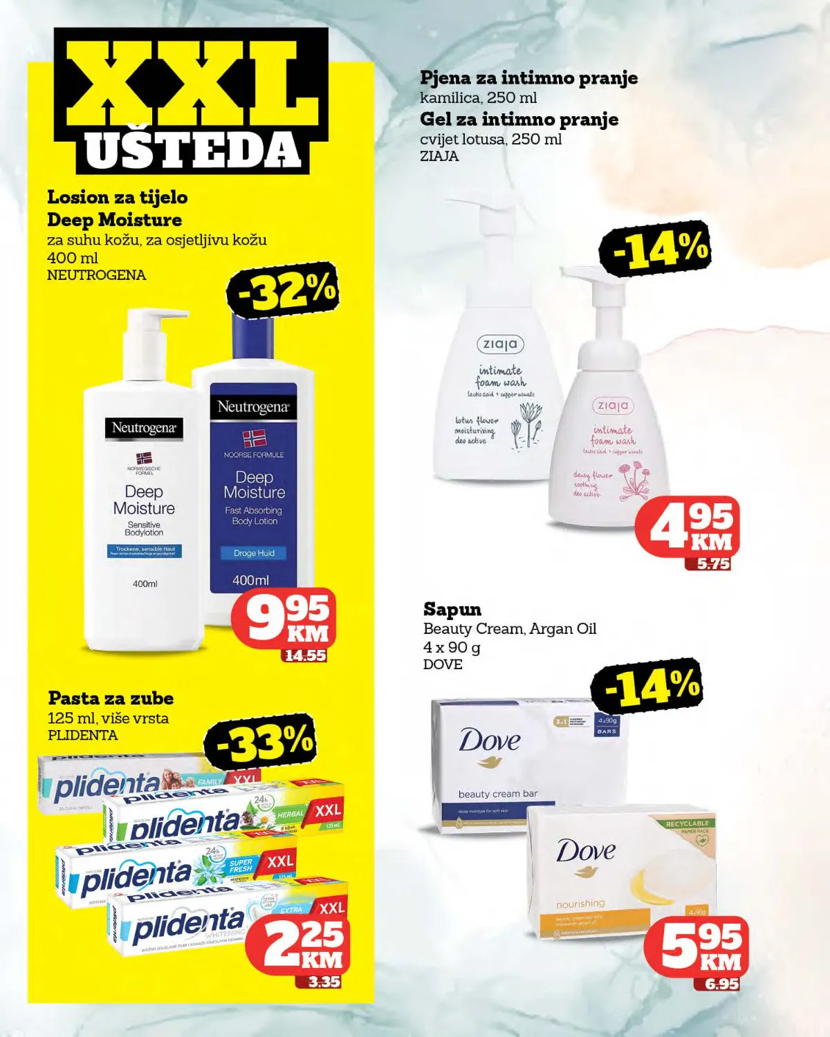 Crvena Jabuka katalog strana 38 – Neutrogena, Plidenta, Dove i intimna njega