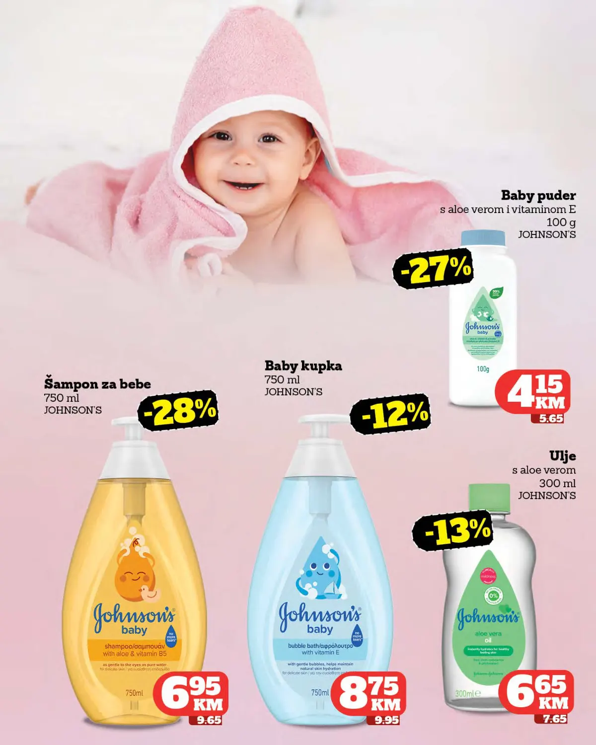Crvena Jabuka katalog strana 44 – Johnson's Baby kupke, šampon, puder i ulje