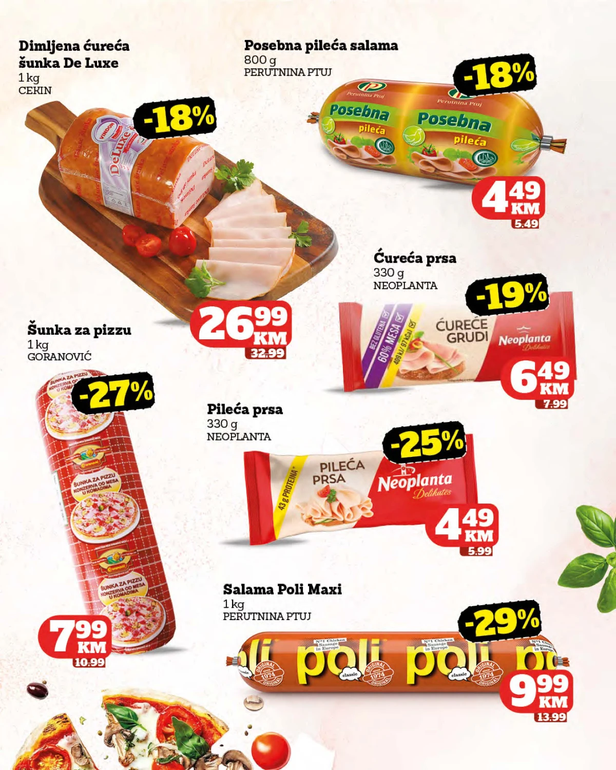 Moj Market katalog do 18.08.2026. – pileće i ćureće salame i šunke | strana 5