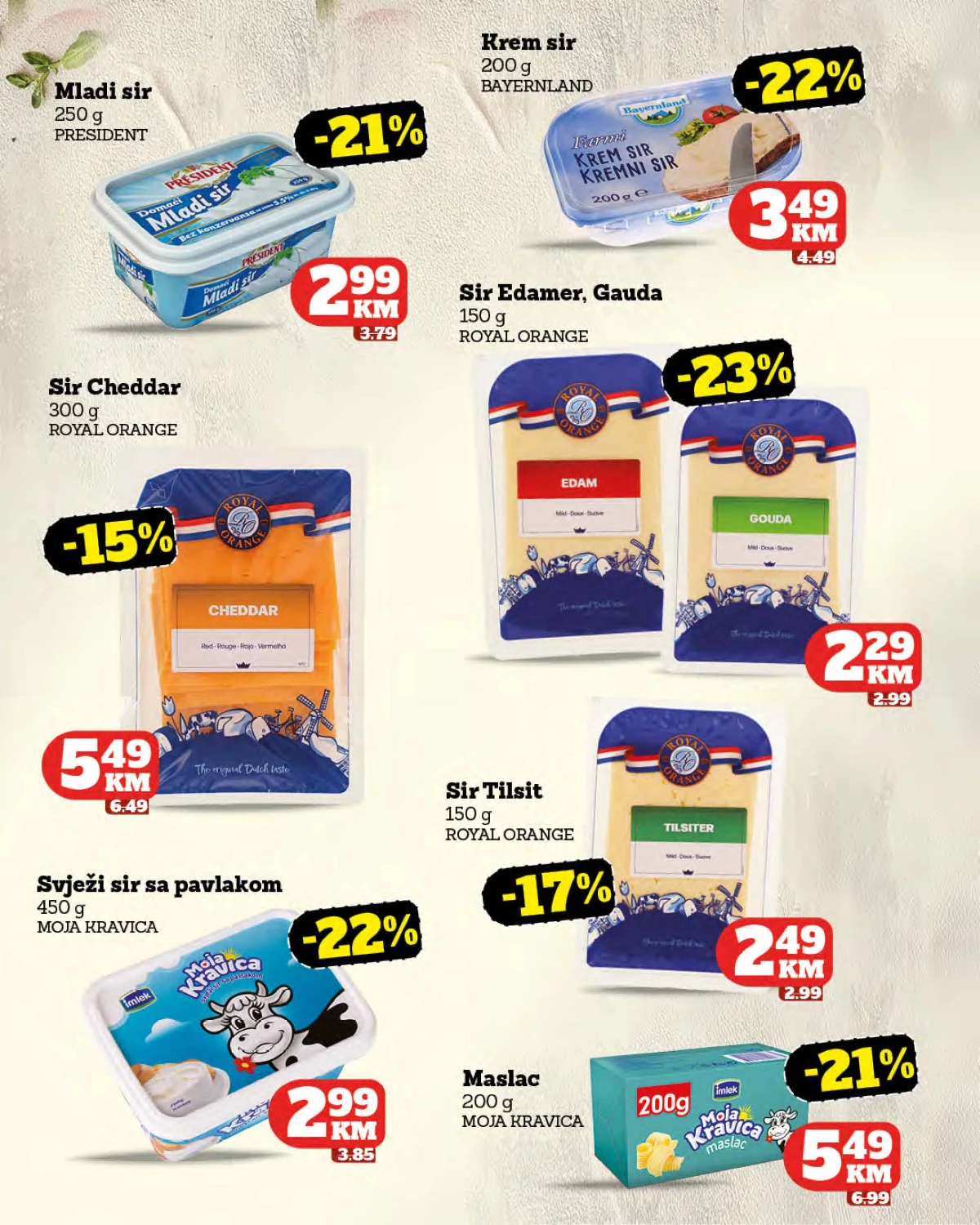 Moj Market katalog do 18.08.2026. – mladi, krem i svježi sirevi i maslac | strana 9