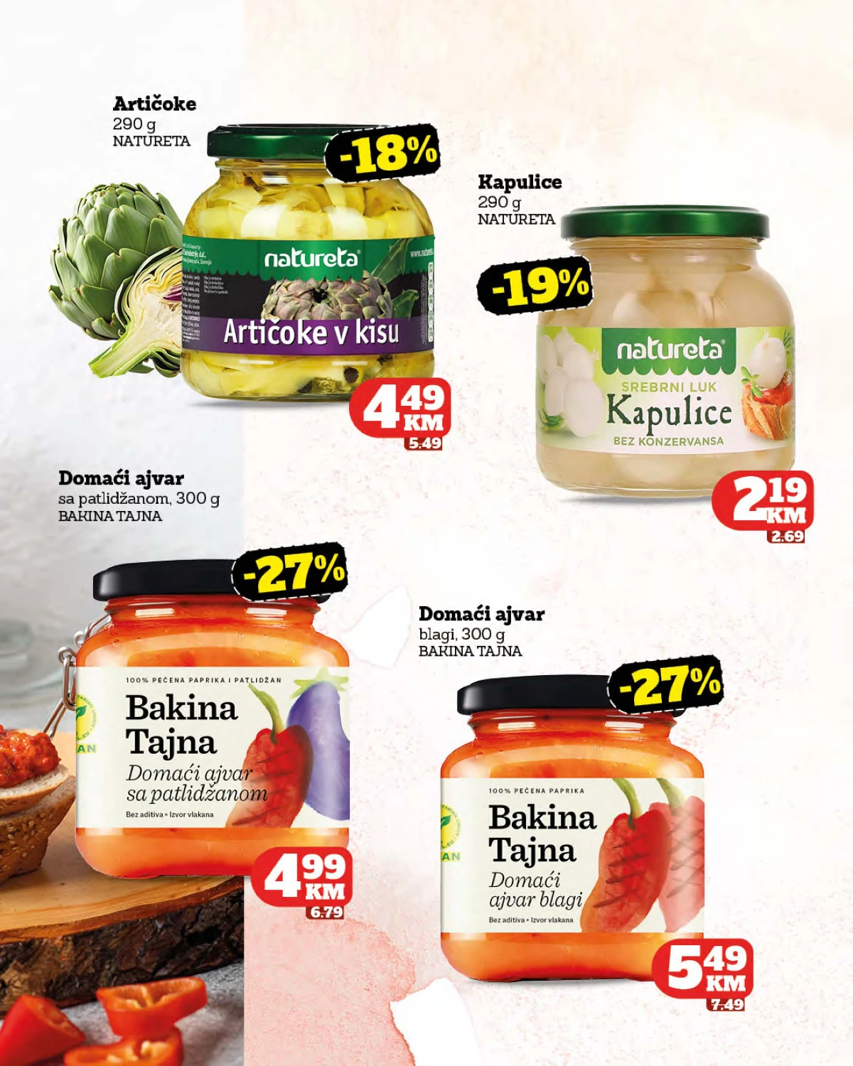 Moj Market katalog do 18.08.2026. – artičoke, kapulice i domaći ajvar | strana 16