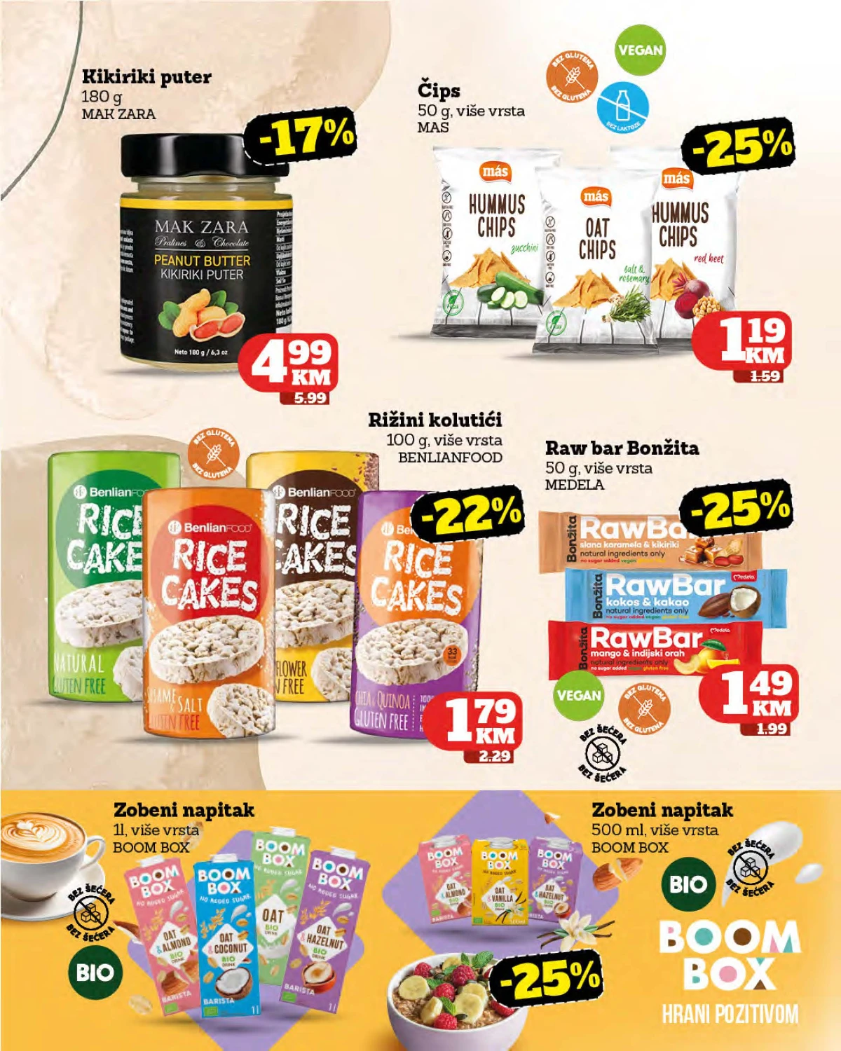 Moj Market katalog do 18.08.2026. – kikiriki puter, čips, rižini kolutići i zobeni napici | strana 24