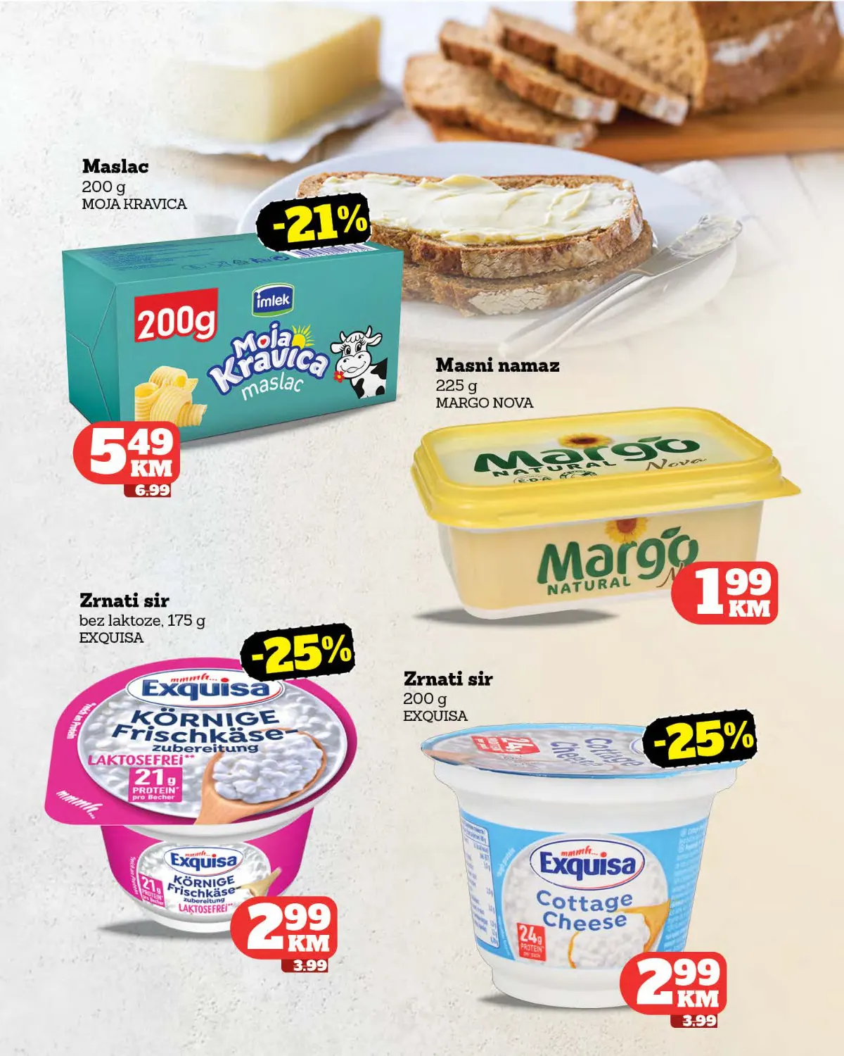 Moj Market katalog strana 10 – maslac, namaz i zrnati sir