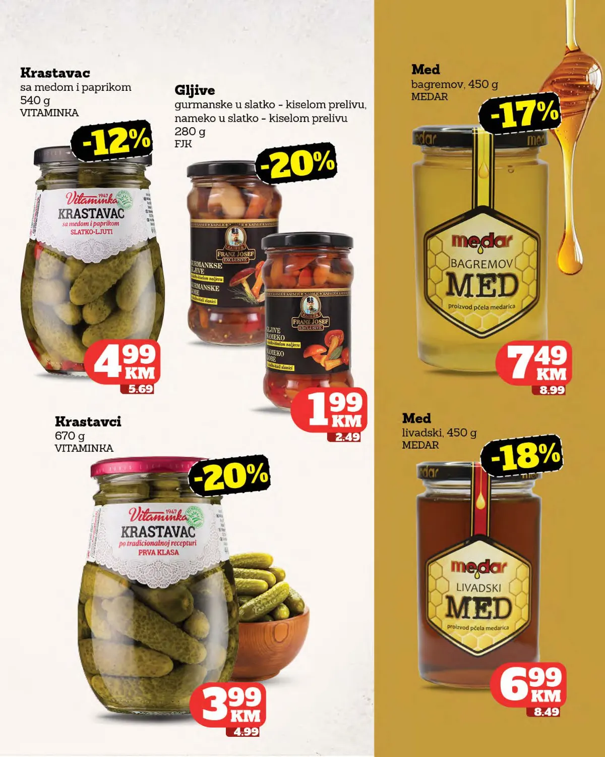 Moj Market katalog strana 15 – krastavci, gljive i med