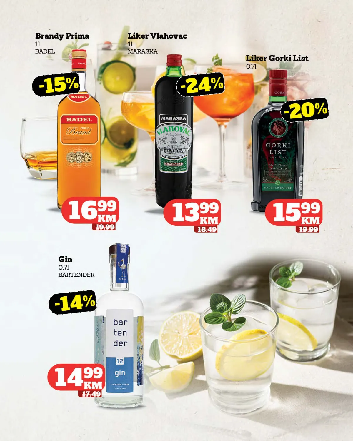 Moj Market katalog strana 35 – Badel Prima, Maraska Vlahovac, Gorki List i gin