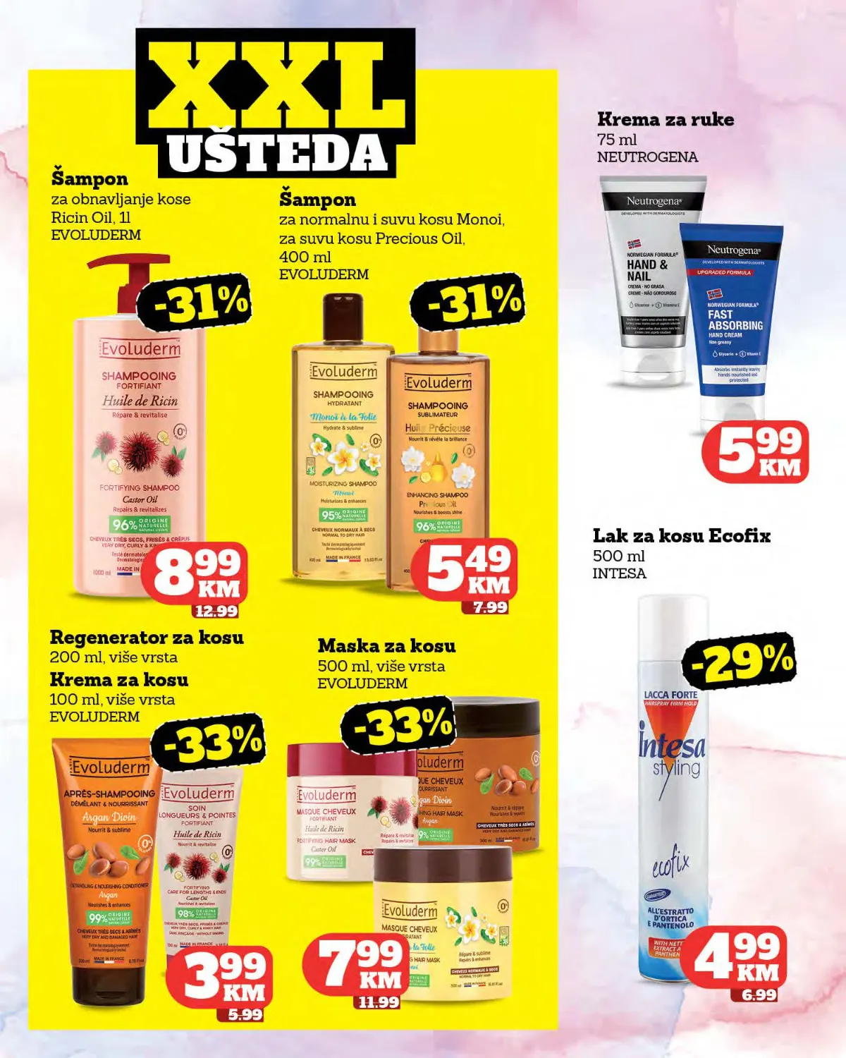 Moj Market katalog strana 36 – Evoluderm šamponi, maske i kreme