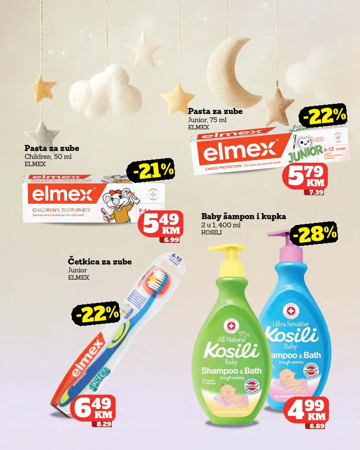 Moj Market katalog strana 42 – Elmex i Kosili dječija njega