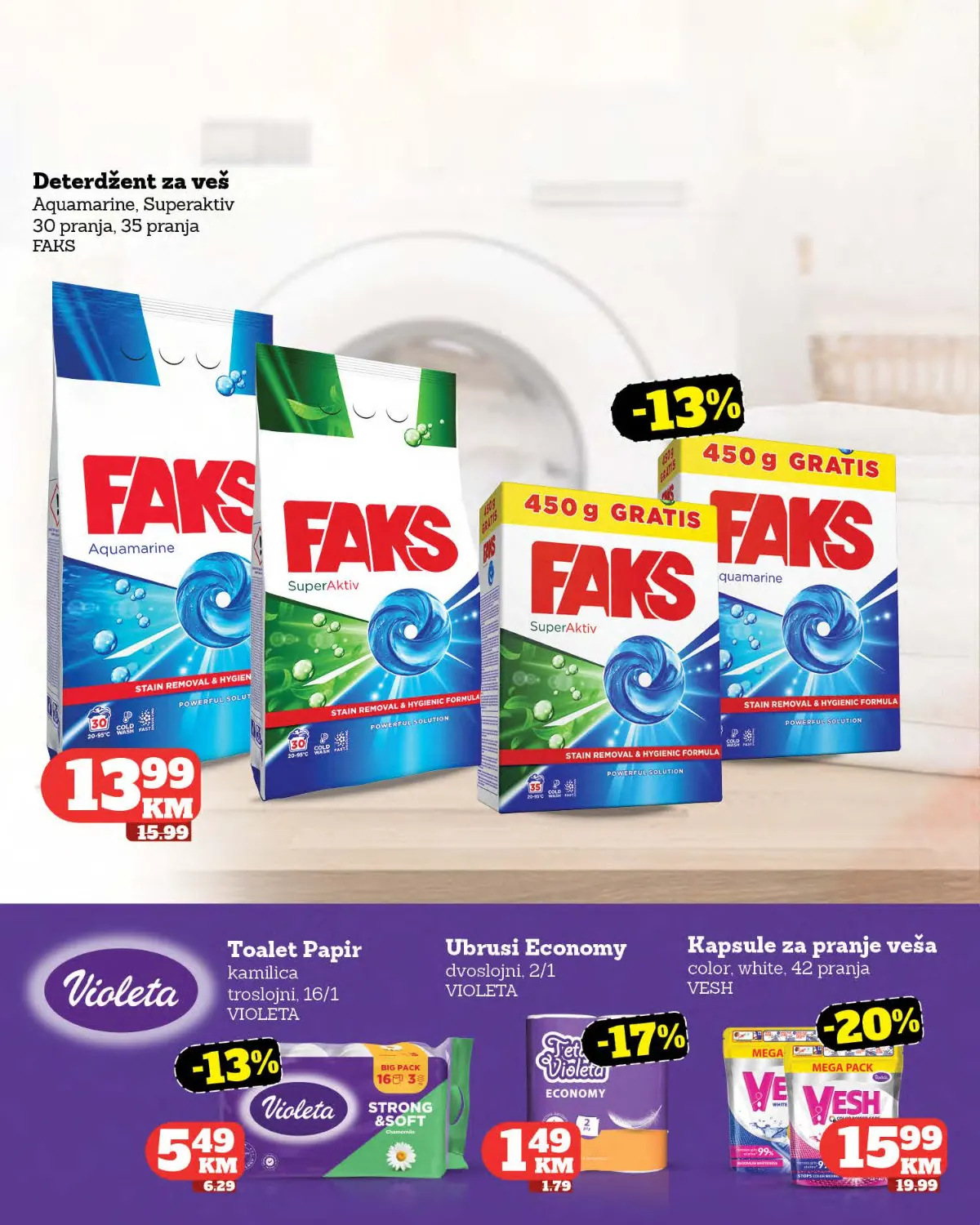 Moj Market katalog strana 49 – Faks, Violeta papir i Vesh kapsule