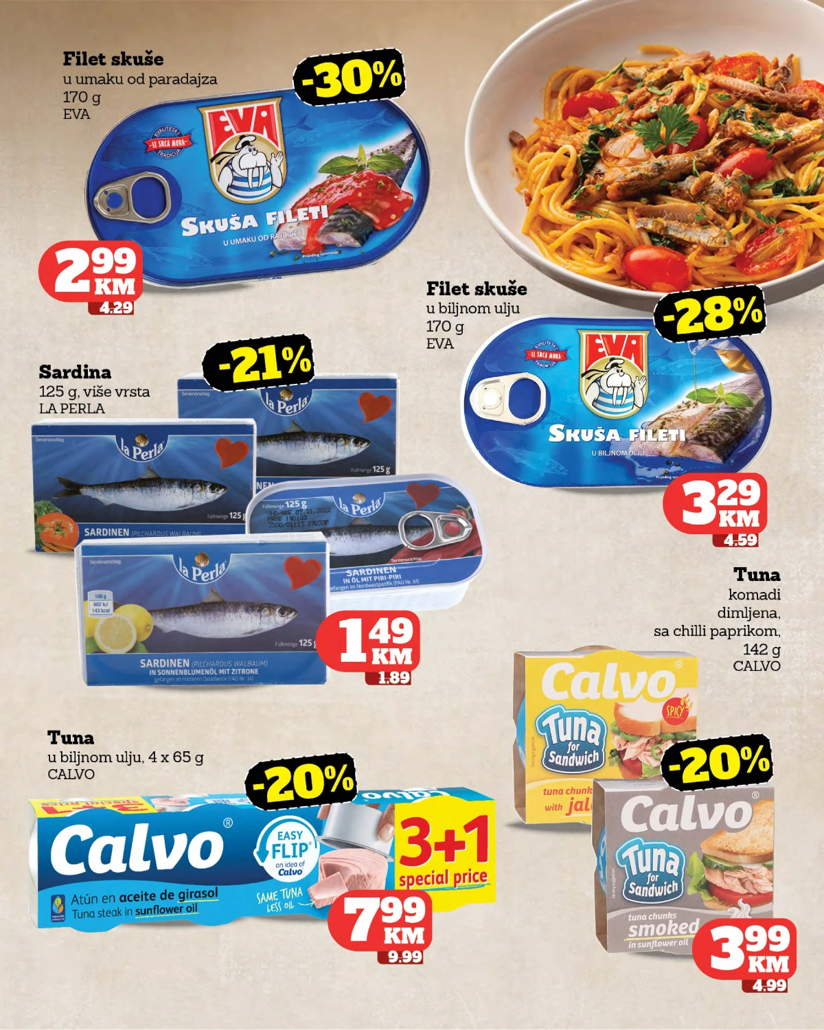Tropic katalog strana 7 – skuša, sardine i Calvo tuna