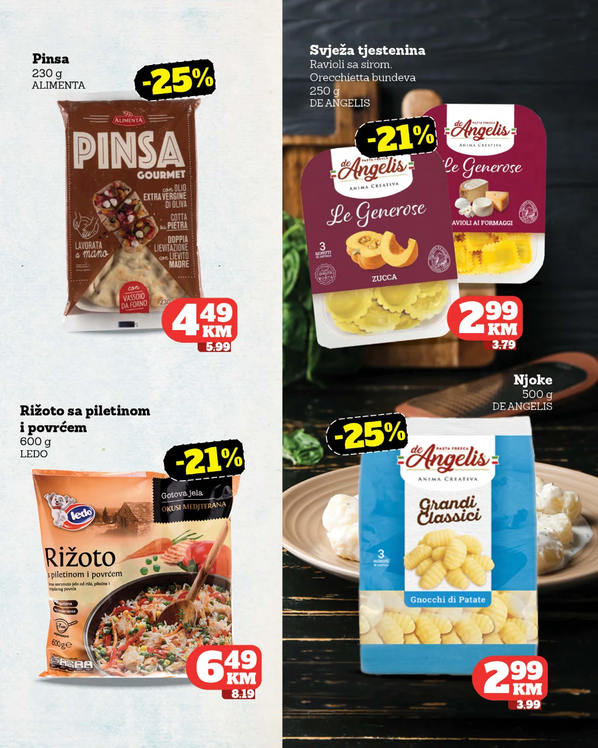 Tropic katalog strana 11 – pinsa, svježa tjestenina, rižoto i njoke