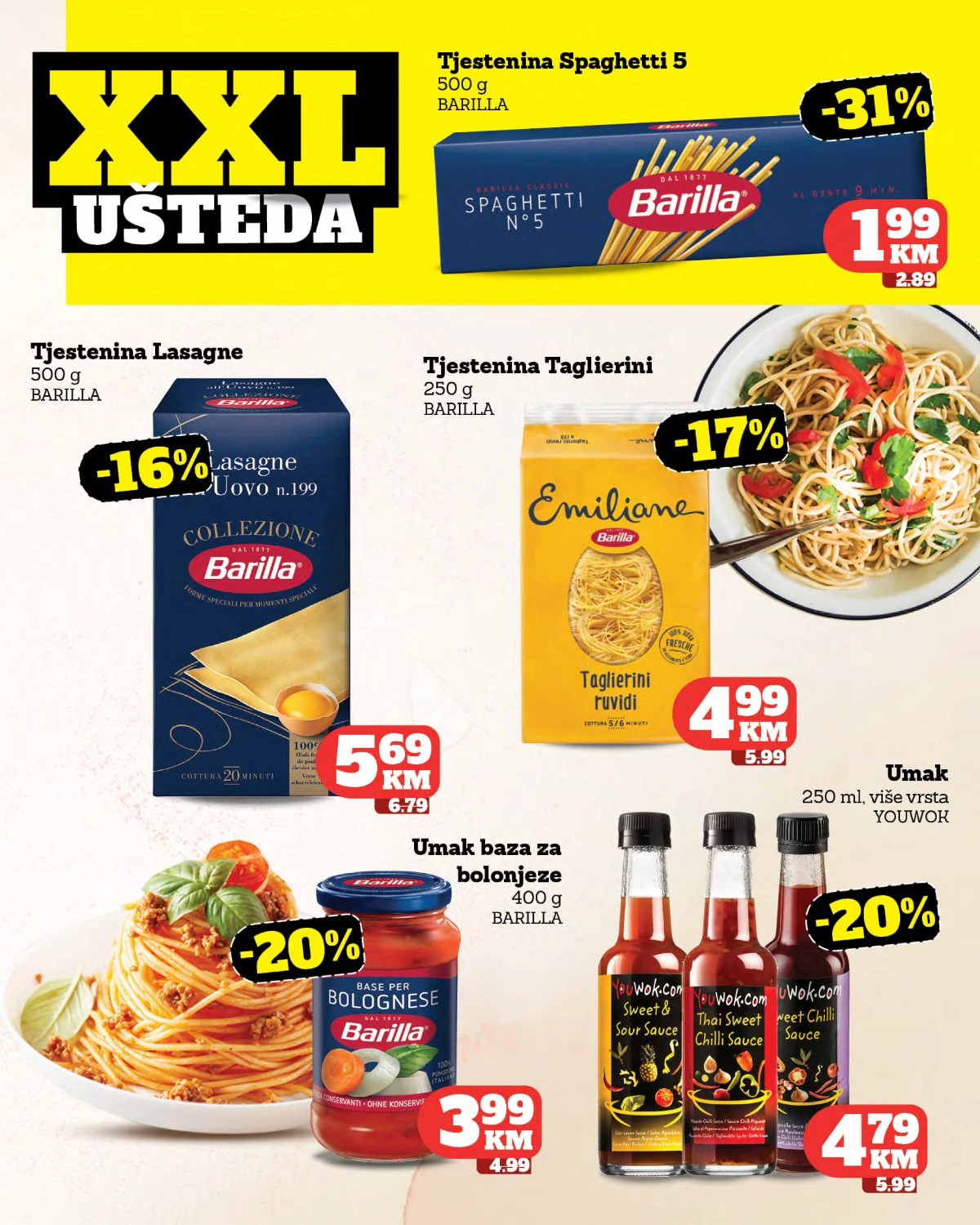 Tropic katalog strana 13 – Barilla tjestenina i umaci uz XXL uštede