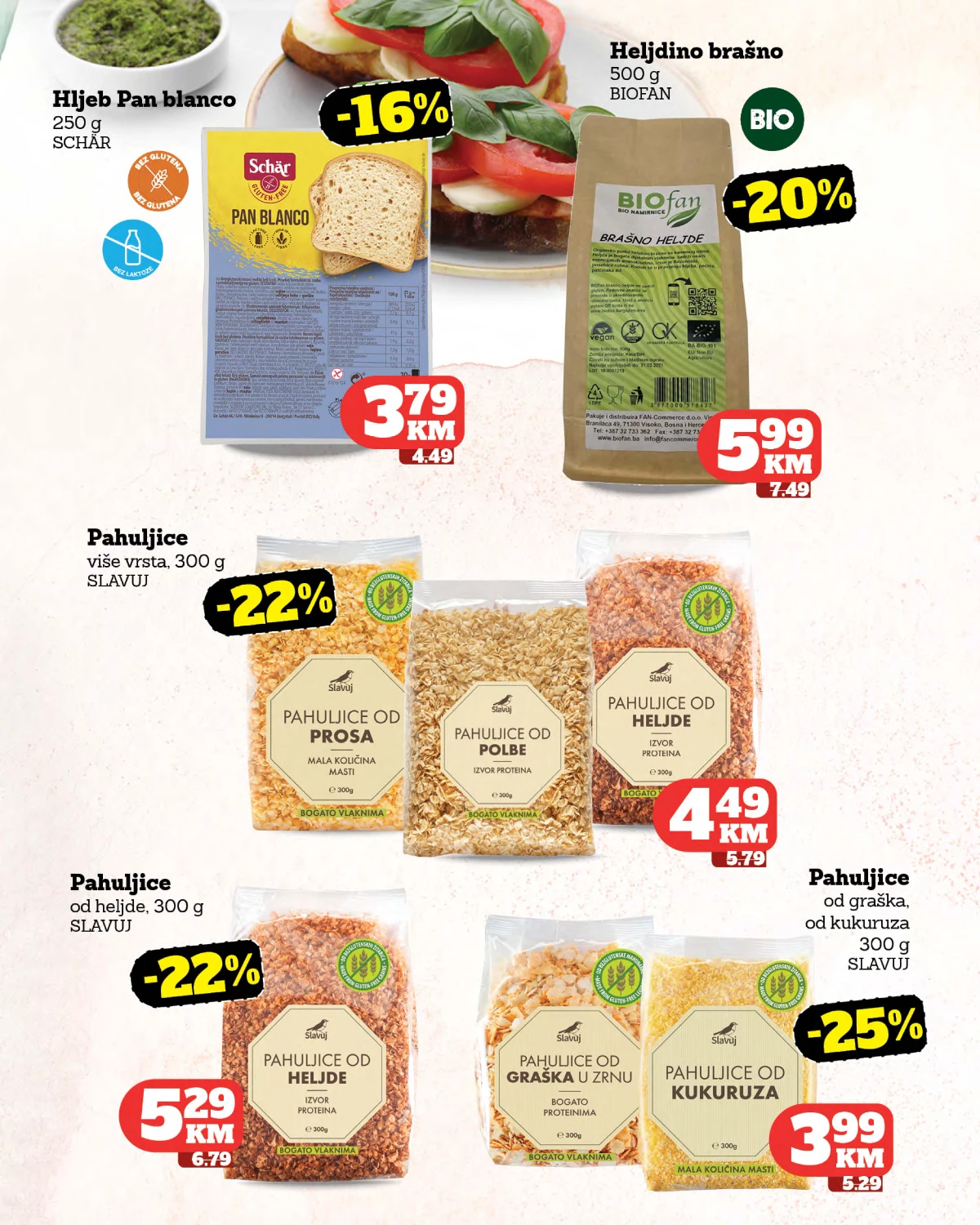 Tropic katalog strana 16 – bezglutenski hljeb, heljdino brašno i pahuljice