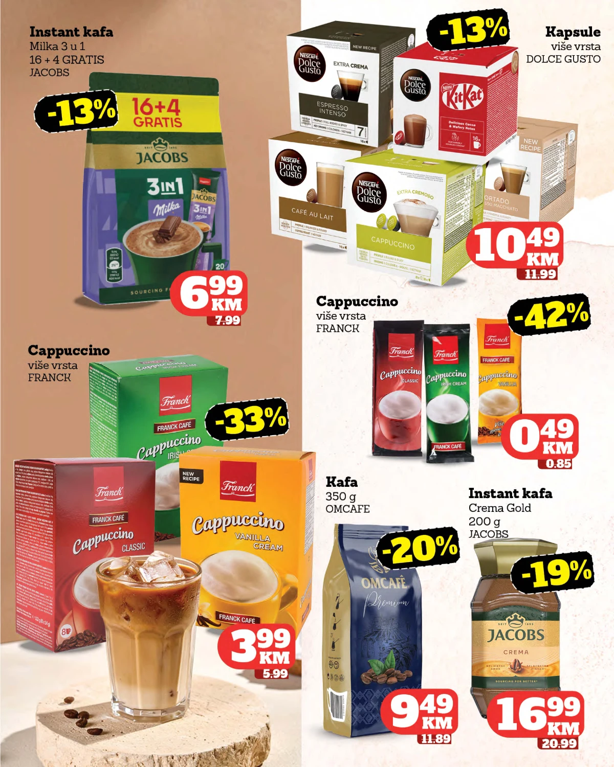 Tropic katalog strana 26 – Jacobs kafa, Dolce Gusto kapsule i Franck cappuccino