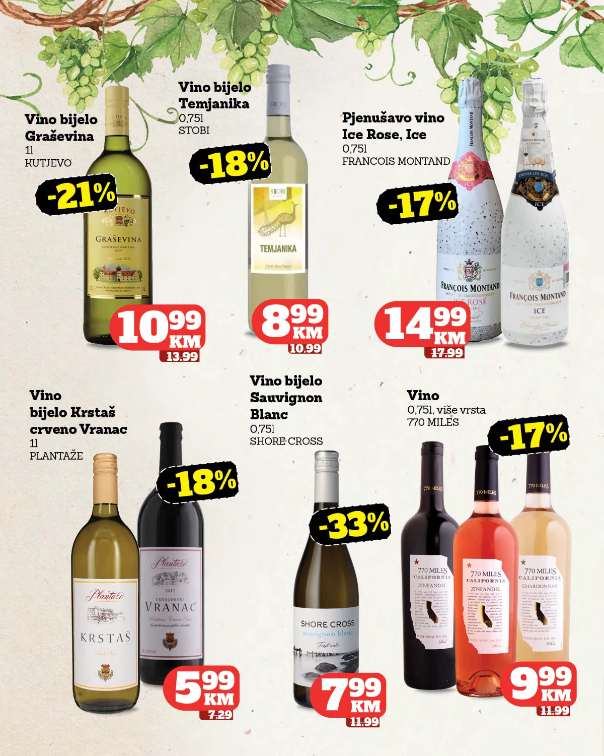 Tropic katalog strana 30 – bijela, crvena i pjenušava vina