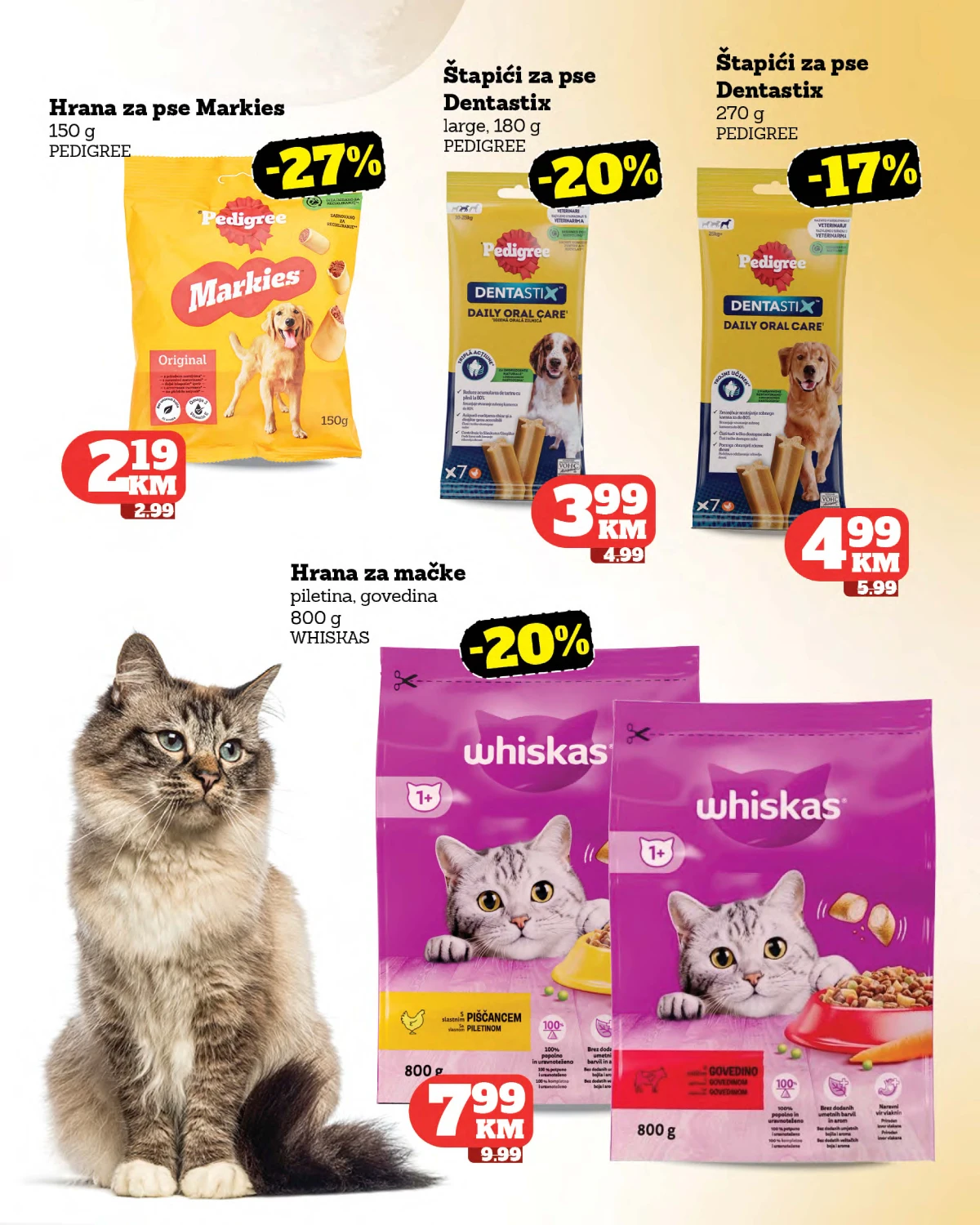 Tropic katalog strana 42 – Pedigree hrana i poslastice za pse i Whiskas hrana za mačke