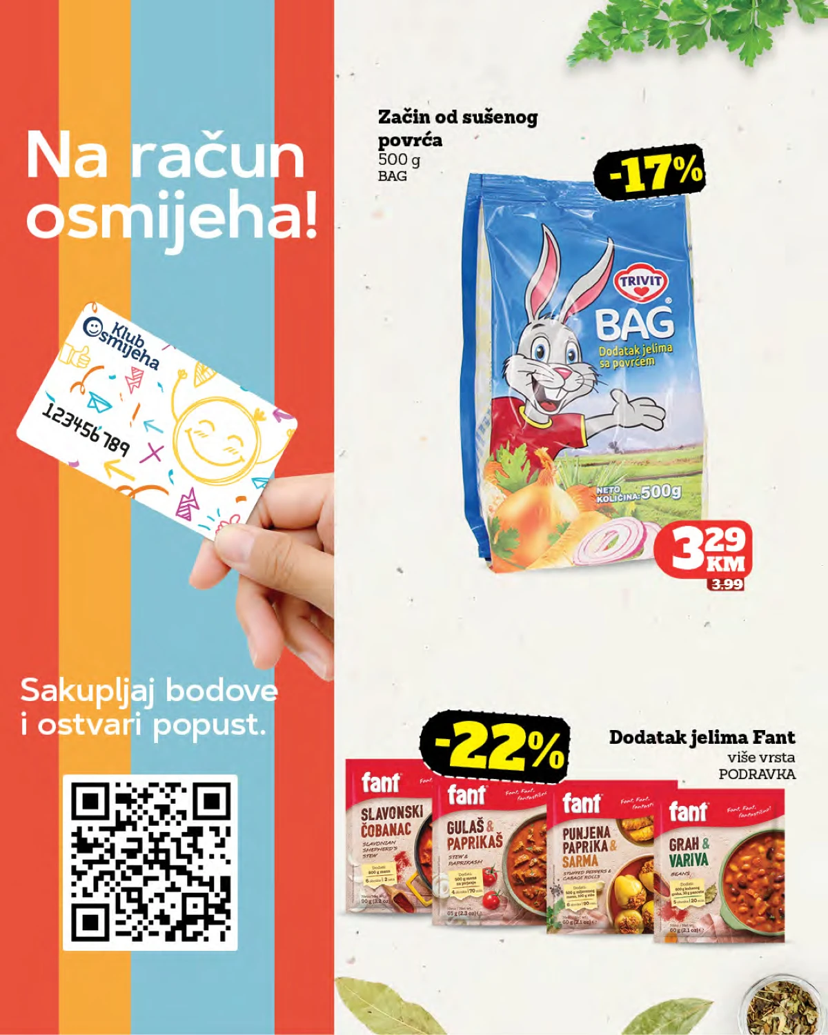 Tropic katalog strana 2 – začini, supe i dodaci jelima na akciji