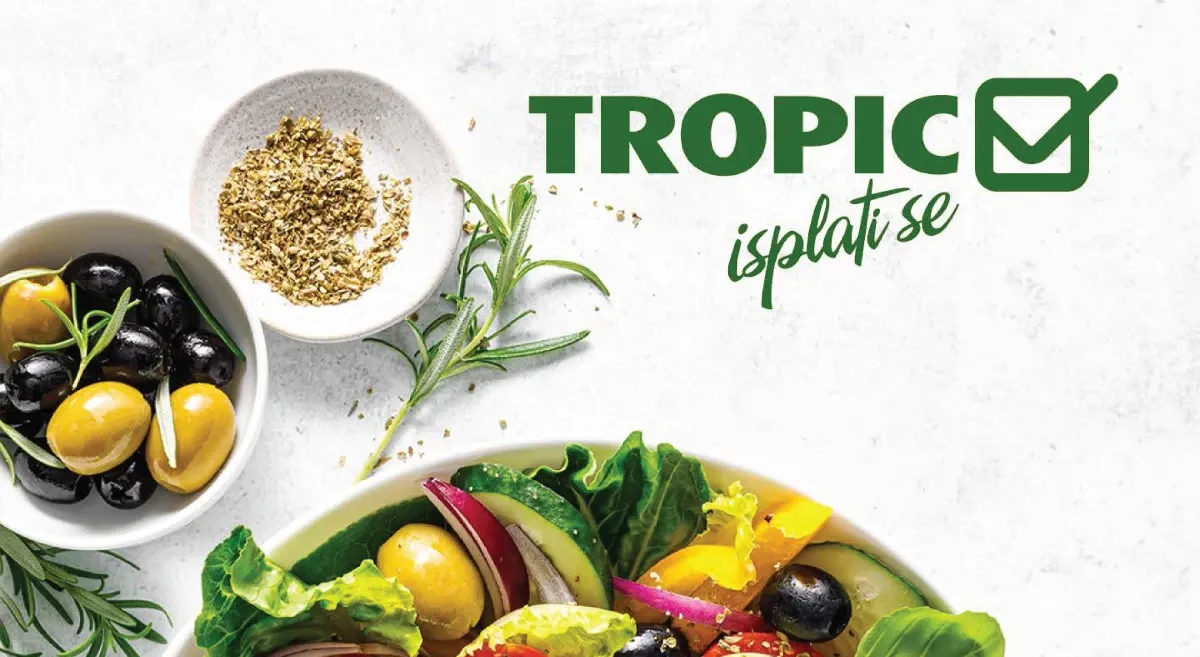 Tropic katalog od 09.09. do 29.09.2026. – akcijske cijene prehrambenih proizvoda i potrepština za domaćinstvo