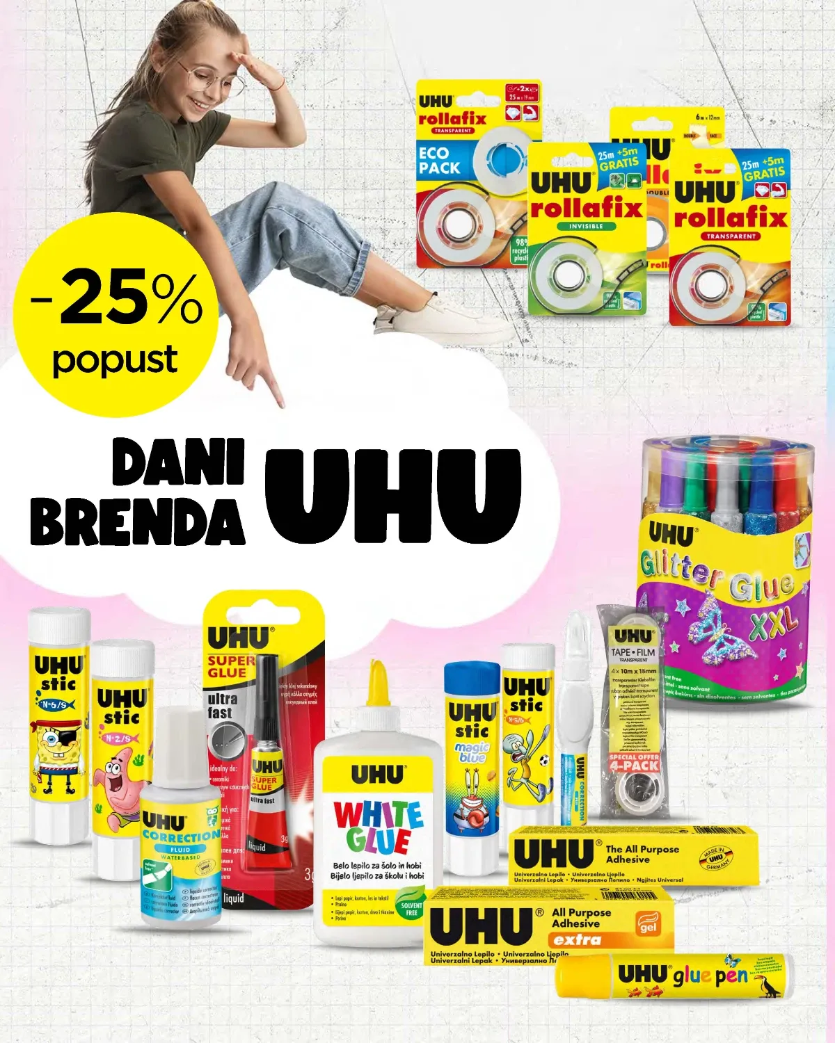 Tropic školska akcija – Dani brenda UHU uz 25% popusta