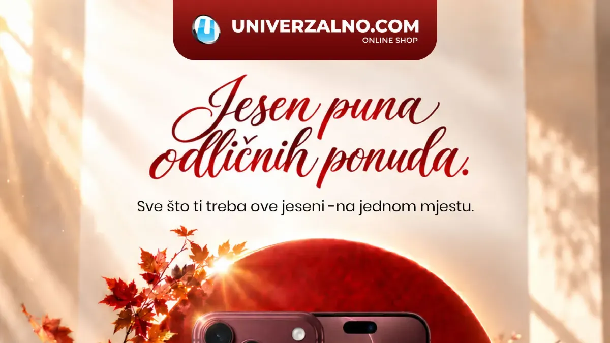 UNIVERZALNO.COM katalog za oktobar 2026. – jesenje ponude mobitela i uređaja za dom