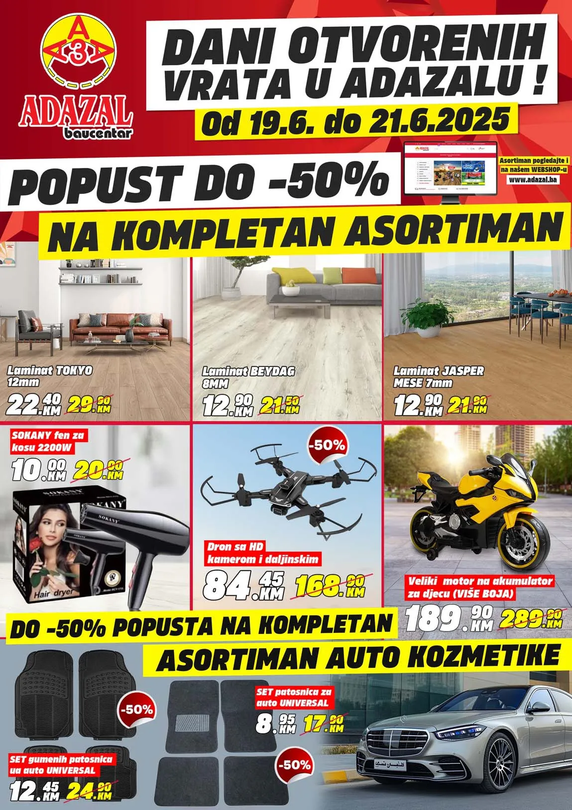 Adazal akcija DANI OTVORENIH VRATA katalog sniženja do 21.06.2025