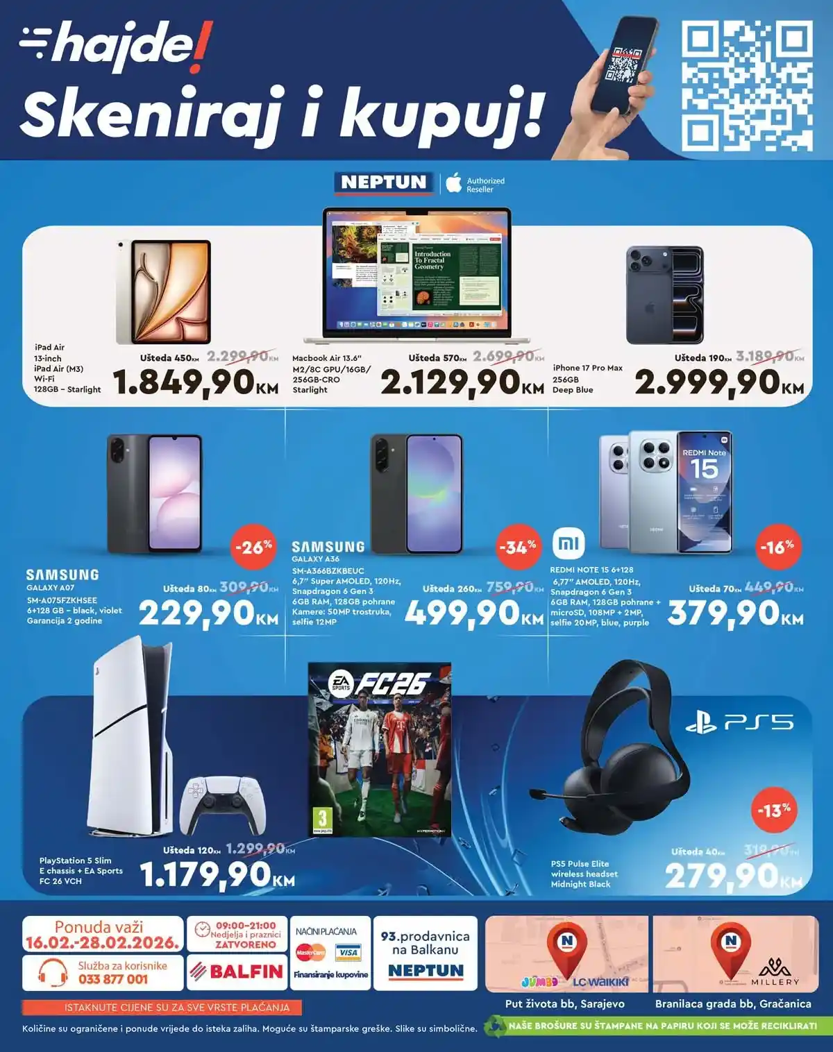 Neptun katalog sniženja bijela tehnika mali kućanski aparati februar 2026 strana 8