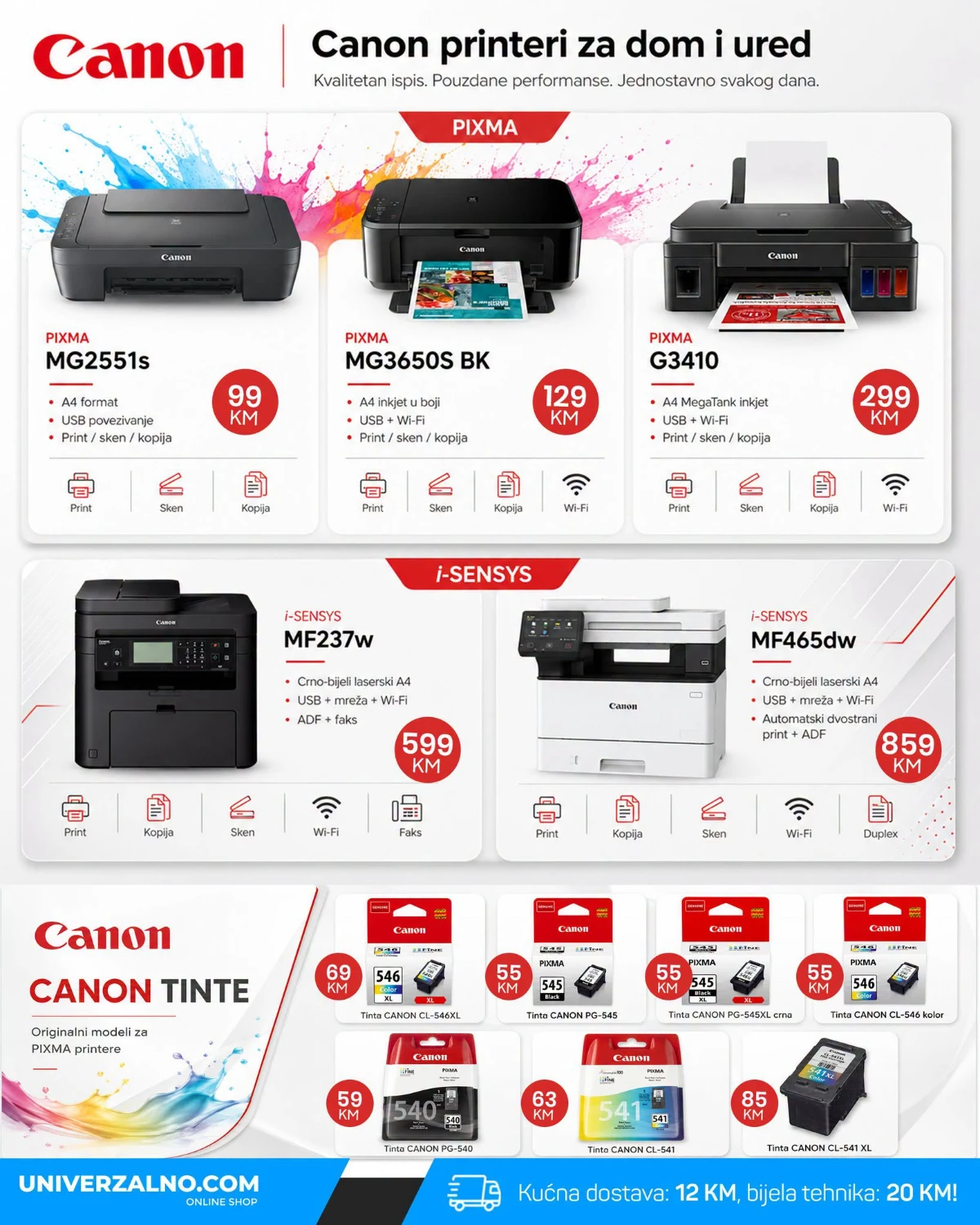 Univerzalno.com ljetni katalog – Canon printeri i originalne tinte | Strana 5