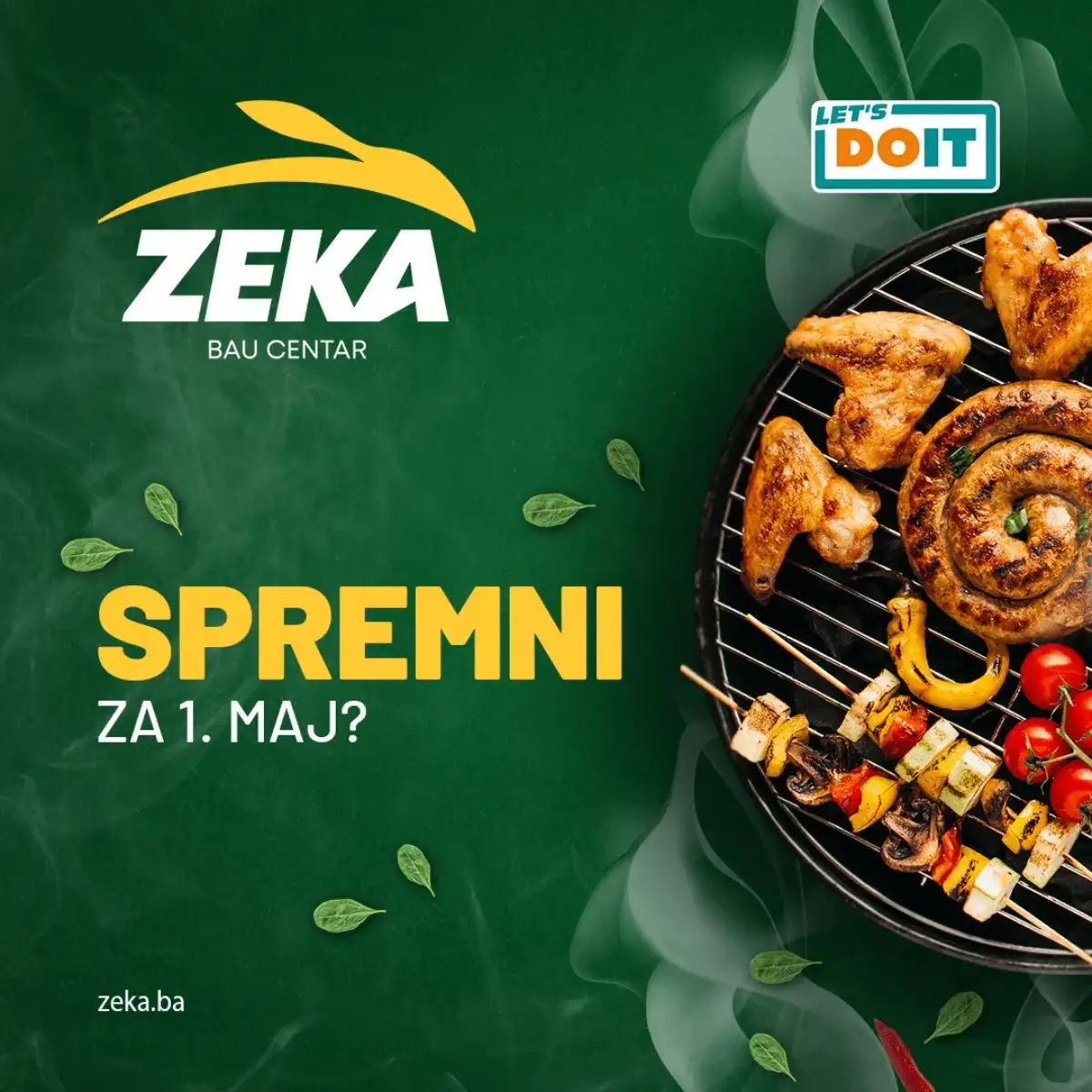 Zeka akcija roštilji i oprema za 1 maj sniženja BiH do 24.05.2026 prva strana