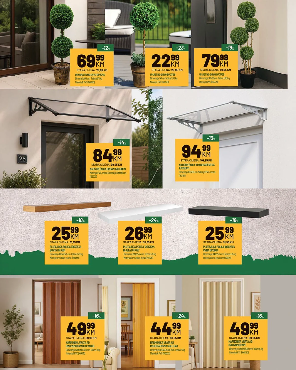 ZEKA Bau Centar katalog – unutrašnja i vanjska rasvjeta na akciji