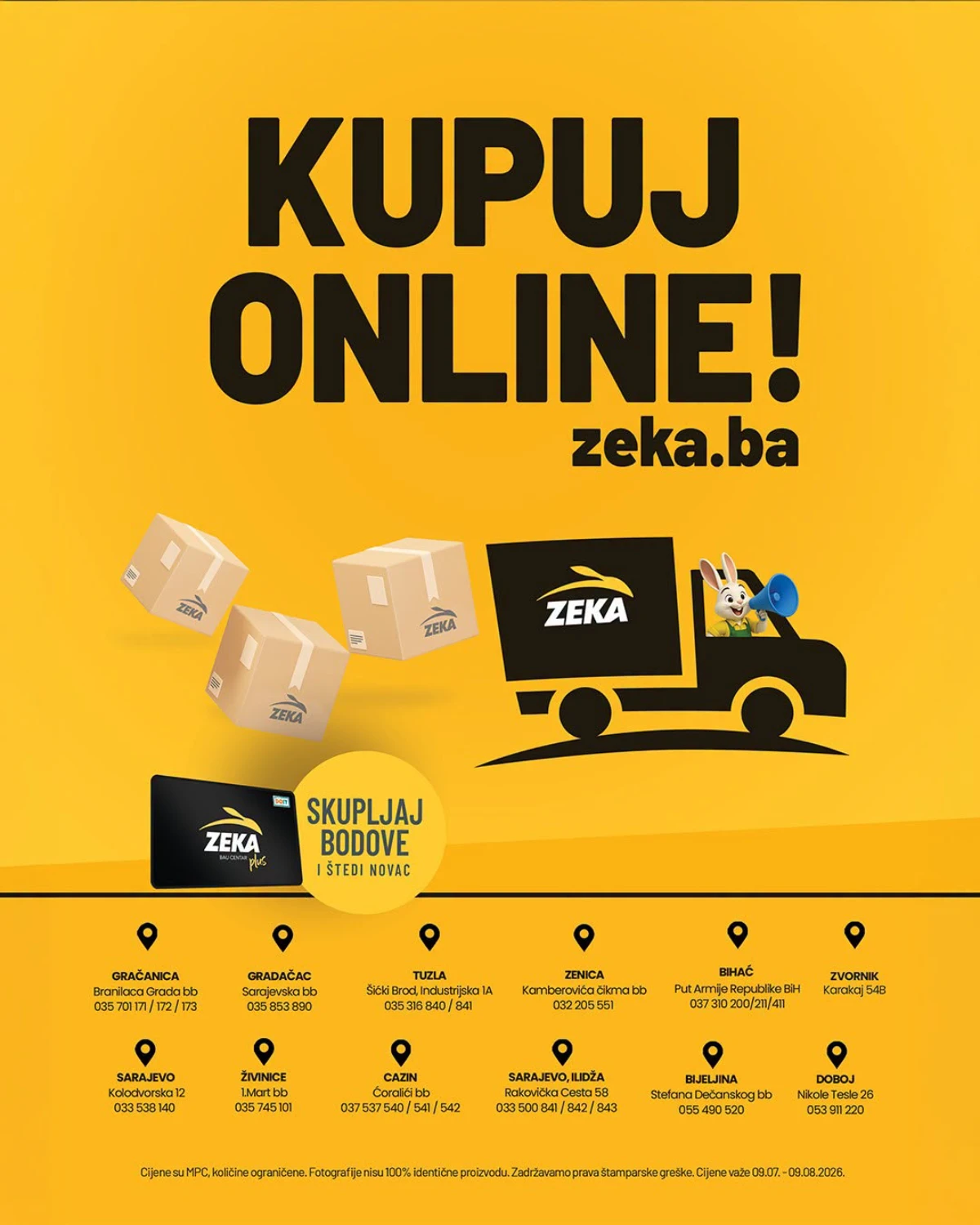 ZEKA Bau Centar katalog – završna ponuda sa proizvodima za dom, vrt i slobodno vrijeme
