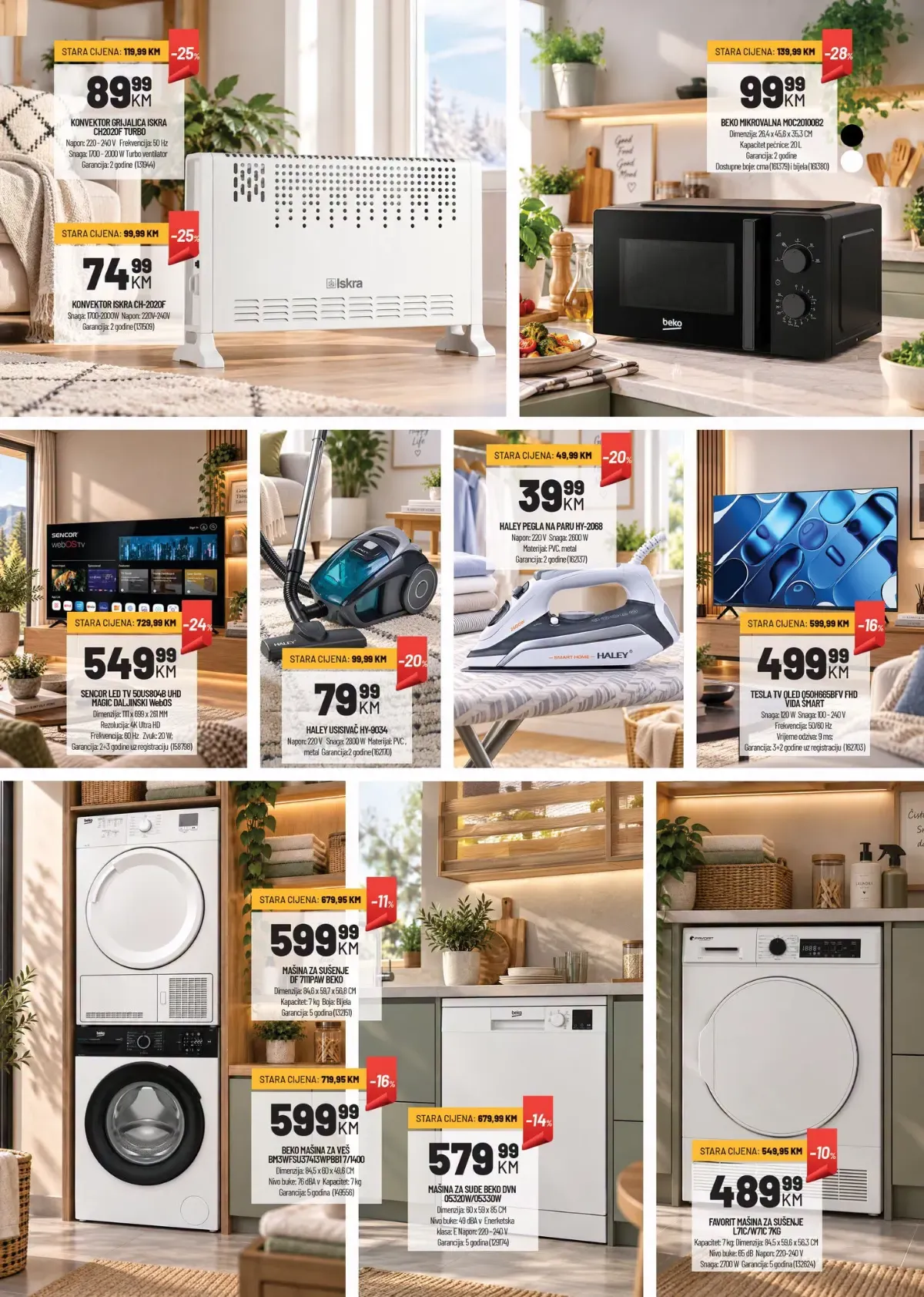 ZEKA Shopping vikend – televizori, laptopi, bijela tehnika i kućanski aparati