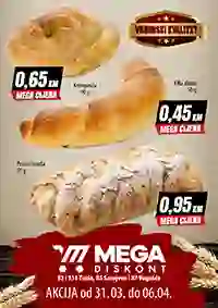 Mega Diskont akcija u pekarama Otoka, Vogošća i Tuzla do 06.aprila 2026