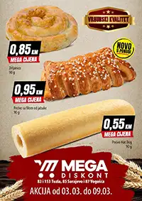 Mega diskont snizenja pekara