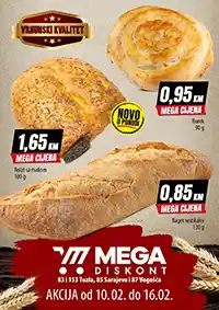 Mega Diskont pekare Otoka Vogošća Tuzla akcija sniženja