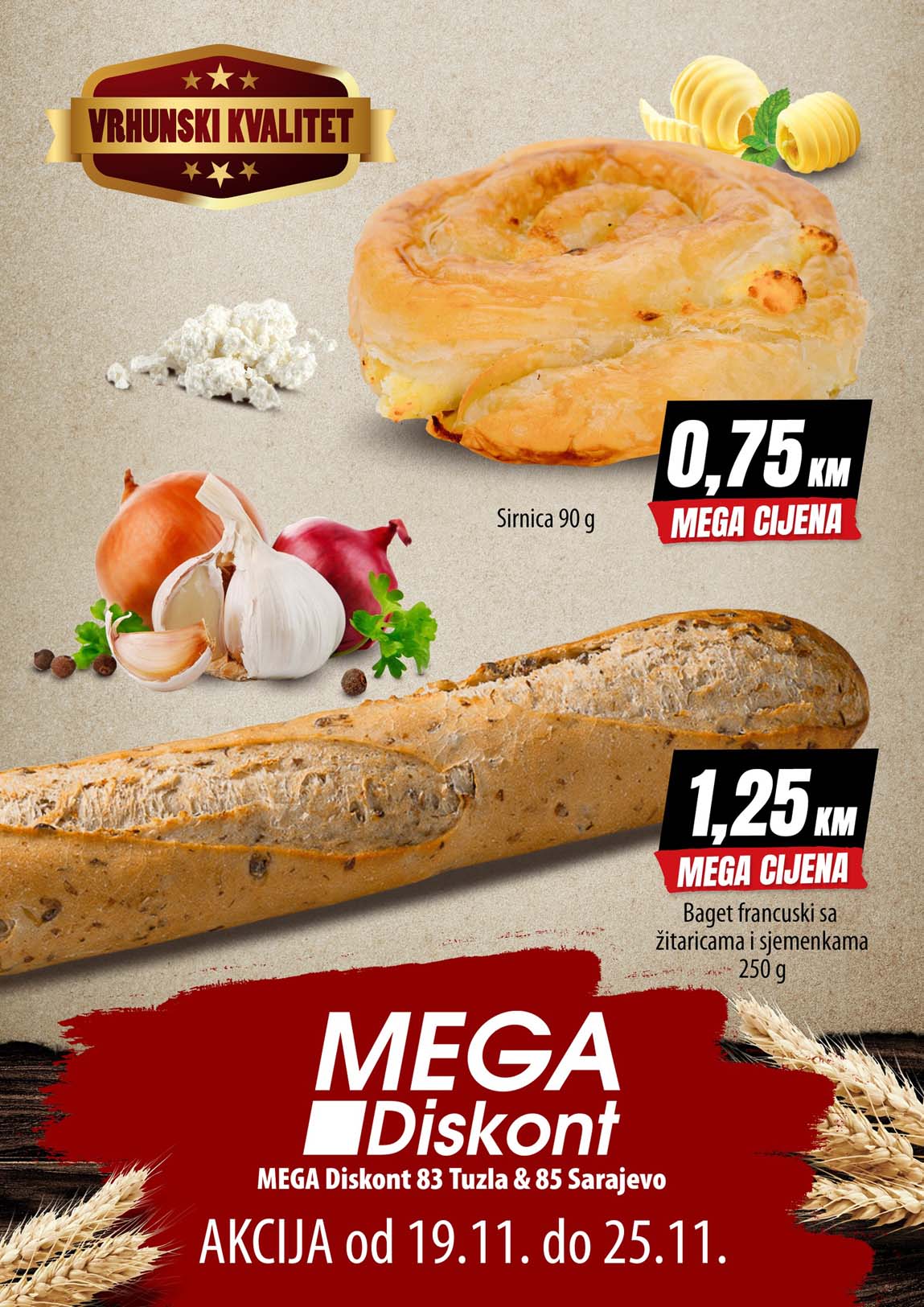 Mega diskont snizenja pekara