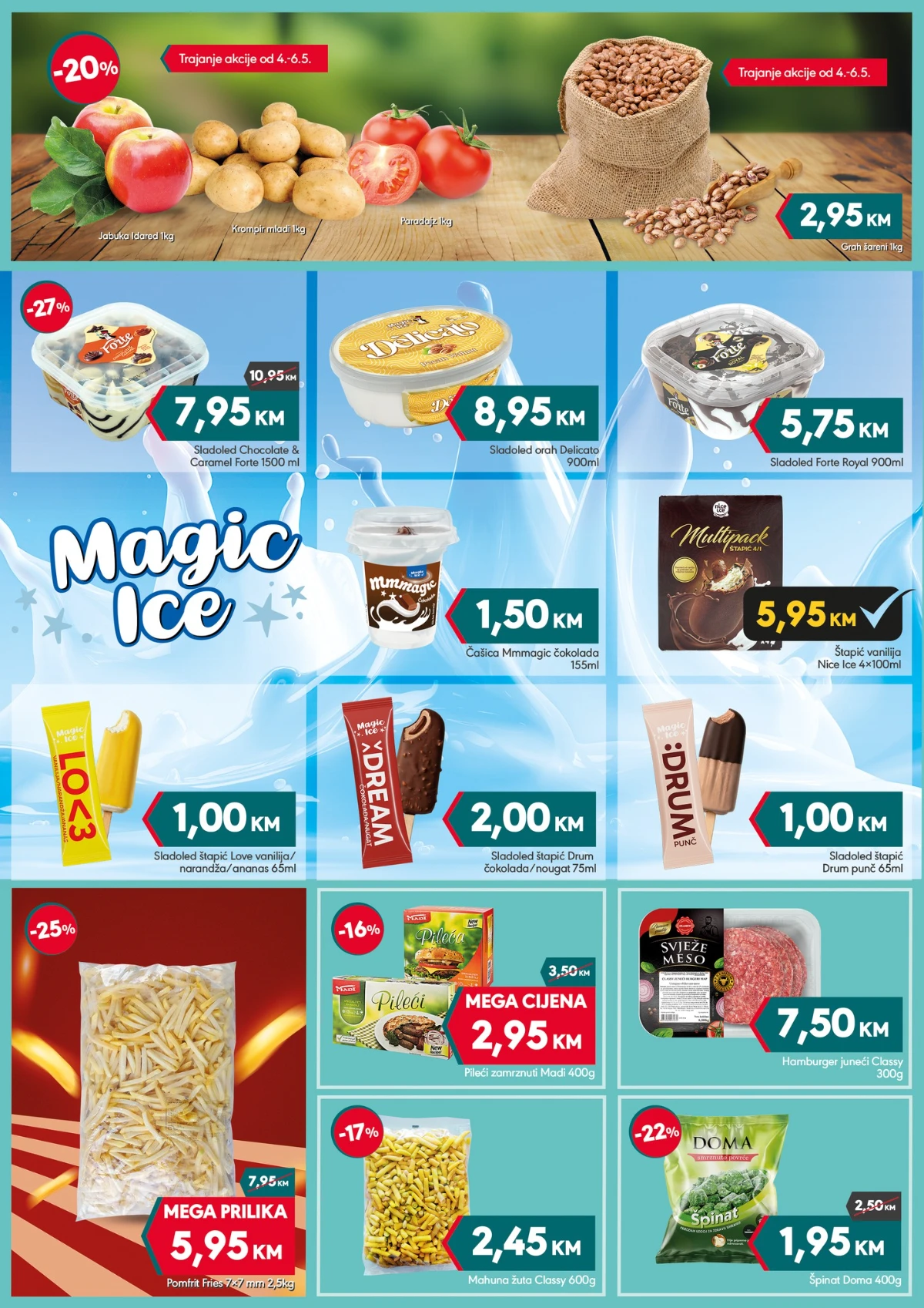 Mega Diskont katalog maj 2026 sniženja do 49% prehrana