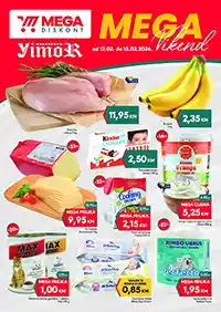 Yimor i Mega Diskont vikend akcija katalog sniženja prehrana piće kućne potrepštine BiH do 15. februara 2026
