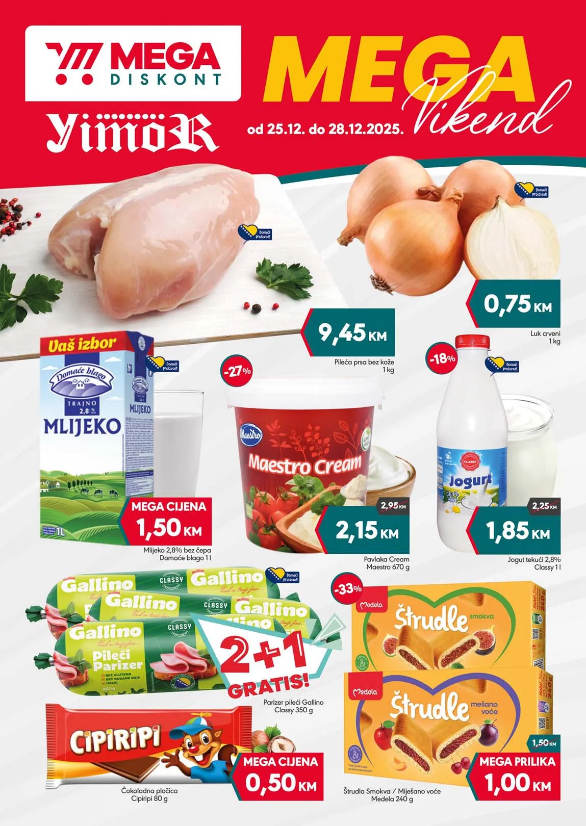 Yimor i Mega diskont vikend akcija sniženja Mega diskont vikend akcija