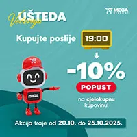 Yimor i Mega Diskont akcija – večernja kupovina s 10% popusta, sniženja do 25.10.2025.